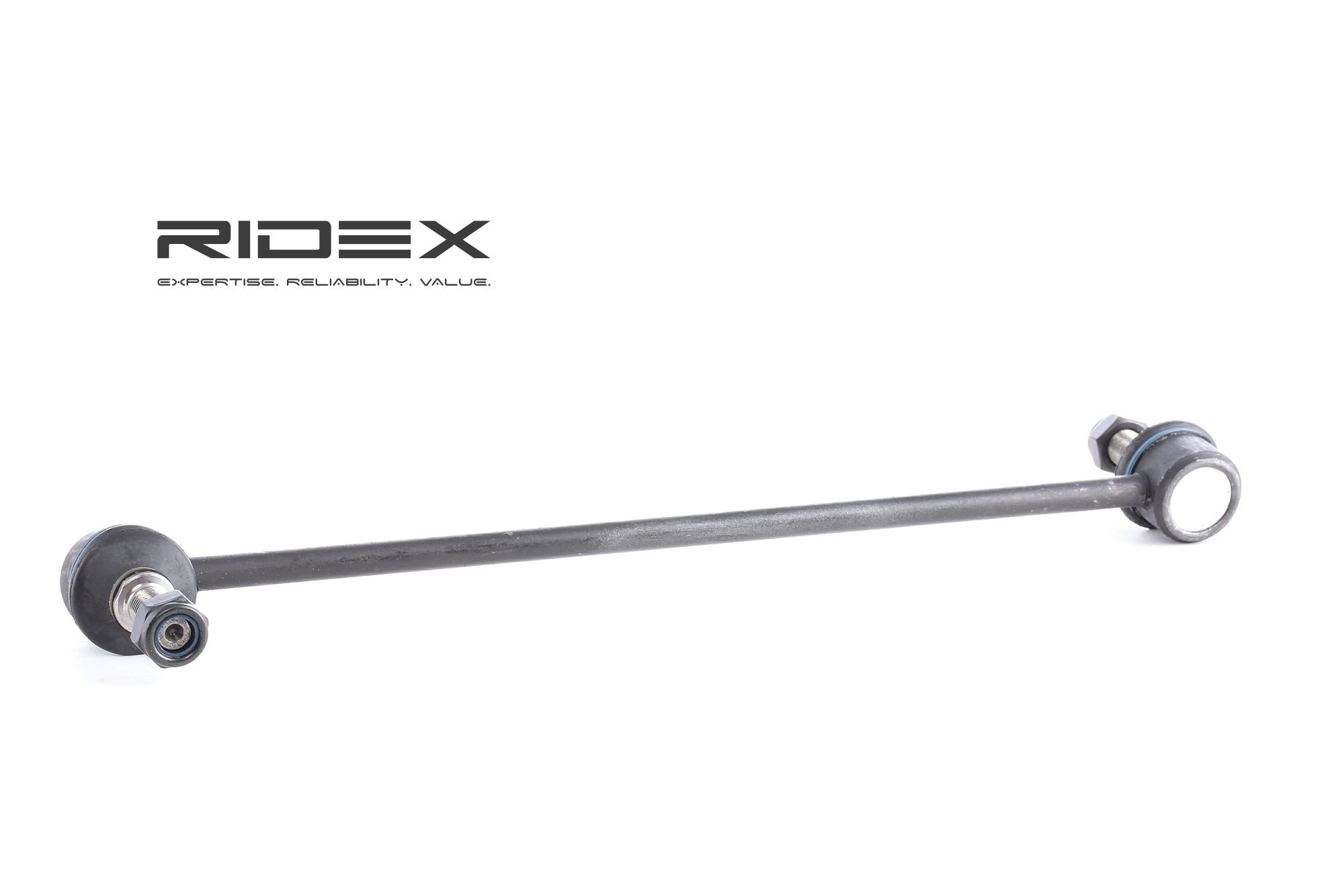Buy Anti-roll bar link RIDEX 3229S0149 - Wheel suspension parts HYUNDAI SANTA FE online