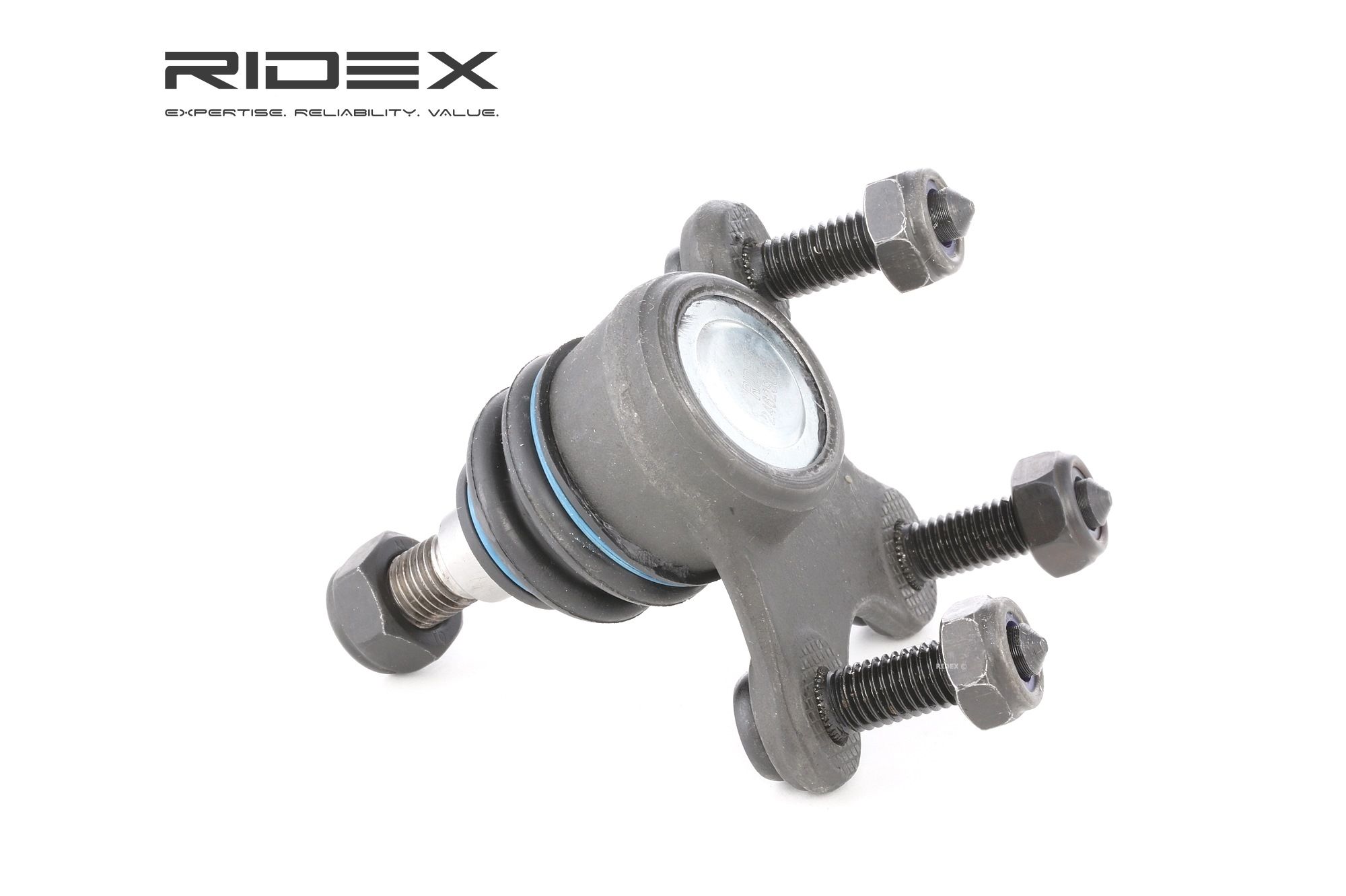 RIDEX 2462S0042 originální SKODA Podpora- / kloub pravá přední náprava, tlačítko, se spojovacím materiálem
