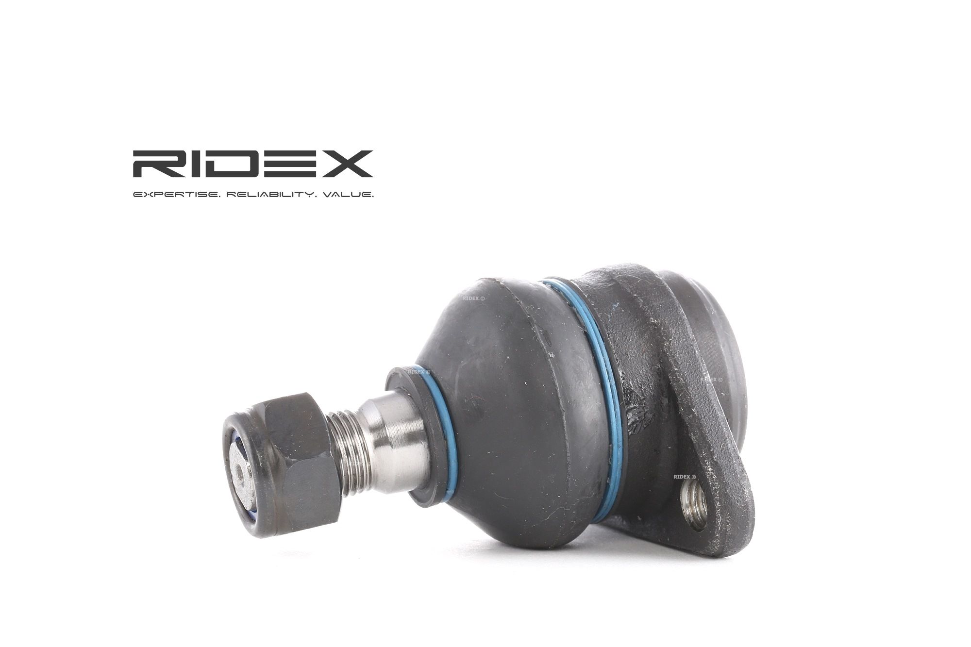 RIDEX 2462S0065 Ball Joint Front axle both sides, 18,10mm, for control arm, 1:10