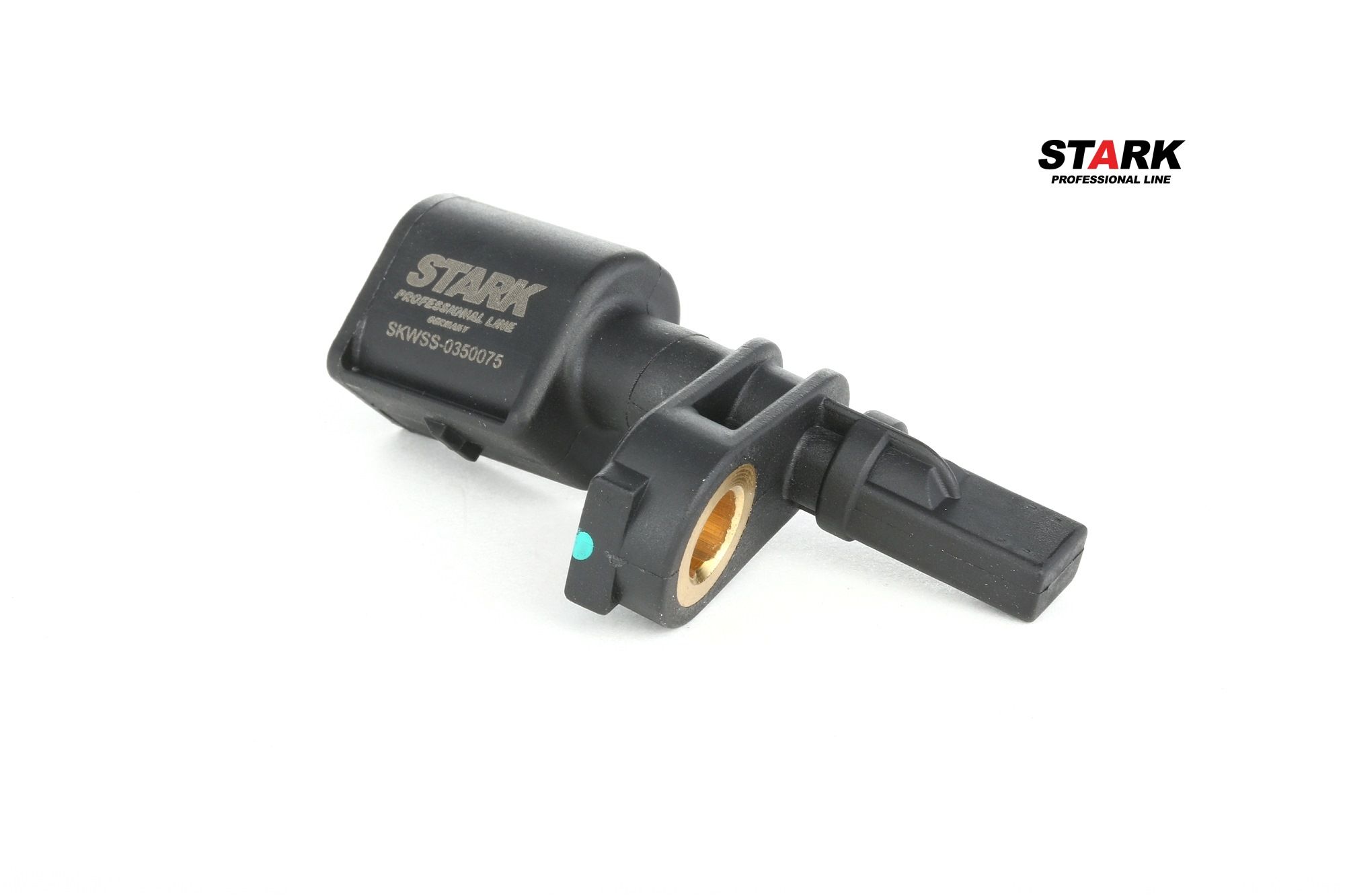 STARK SKWSS-0350075 ABS sensor Front Axle Left, without cable, Hall Sensor, 2-pin connector, 21mm, 62mm, D Shape