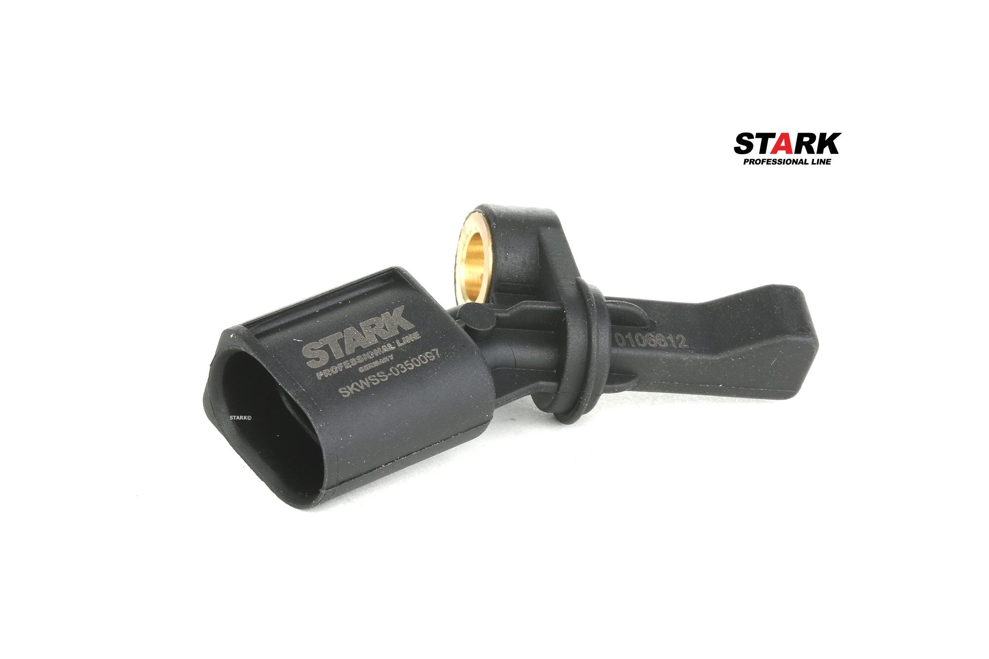 STARK SKWSS-0350097 ABS sensor Rear Axle Right, without cable, Hall Sensor, 2-pin connector, 23,5mm, 62mm, D Shape