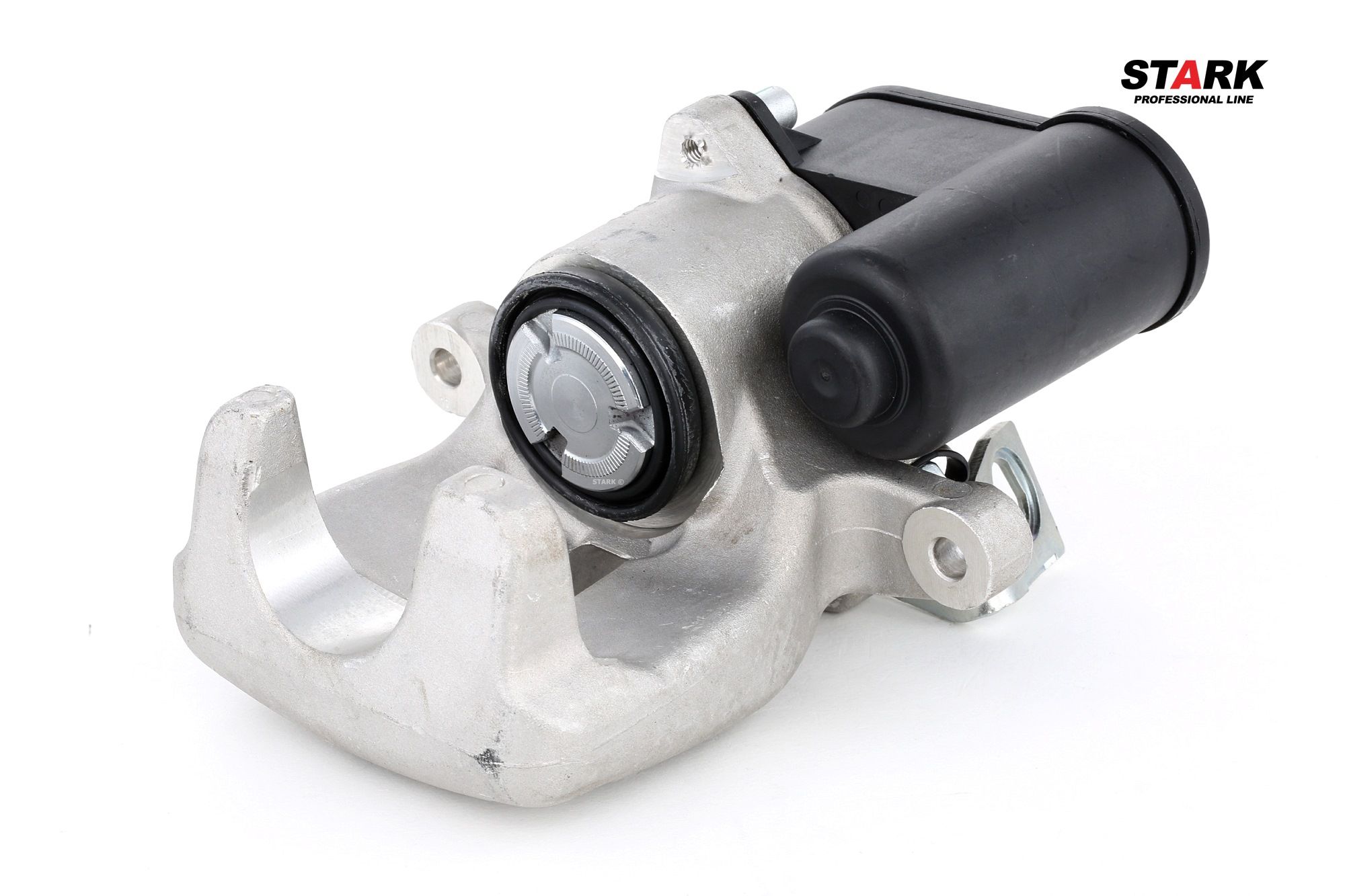 STARK SKBC-0460318 Brake caliper Aluminium, 134mm, Rear Axle Right, with electric motor, without holder