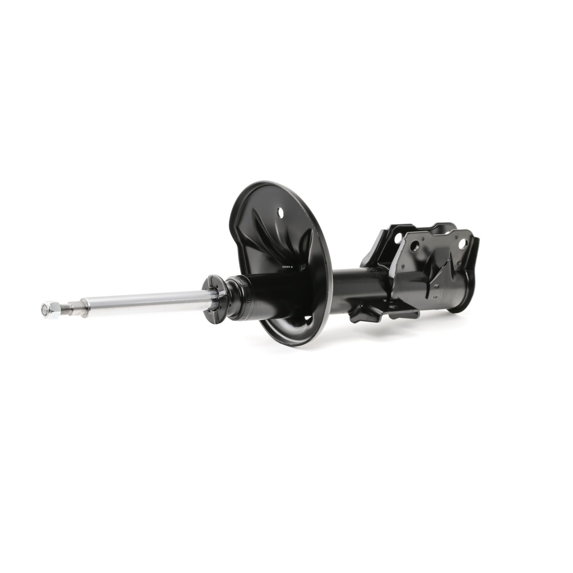 RIDEX 854S0069 Shock absorber Gas Pressure, Twin-Tube, Suspension Strut, Top pin, Bottom Clamp