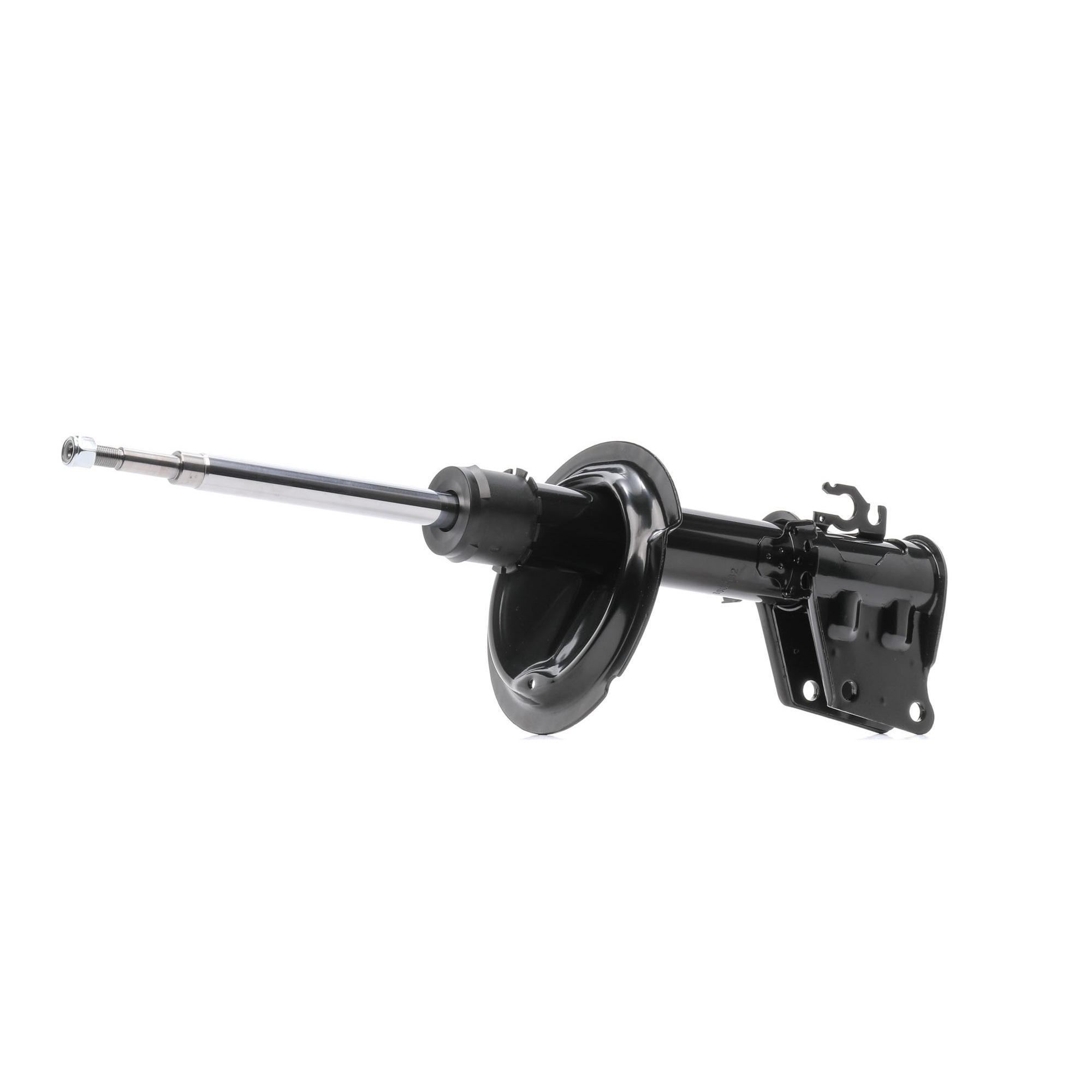RIDEX 854S0581 Shock absorber Front Axle, Gas Pressure, Suspension Strut, Top pin, Bottom Clamp
