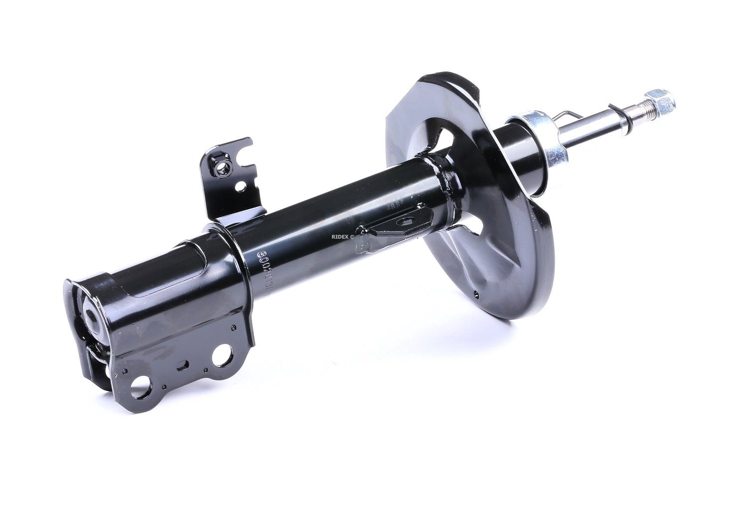 RIDEX 854S0571 Shock absorber Front Axle Right, Gas Pressure, Twin-Tube, Suspension Strut, Top pin, Bottom Clamp
