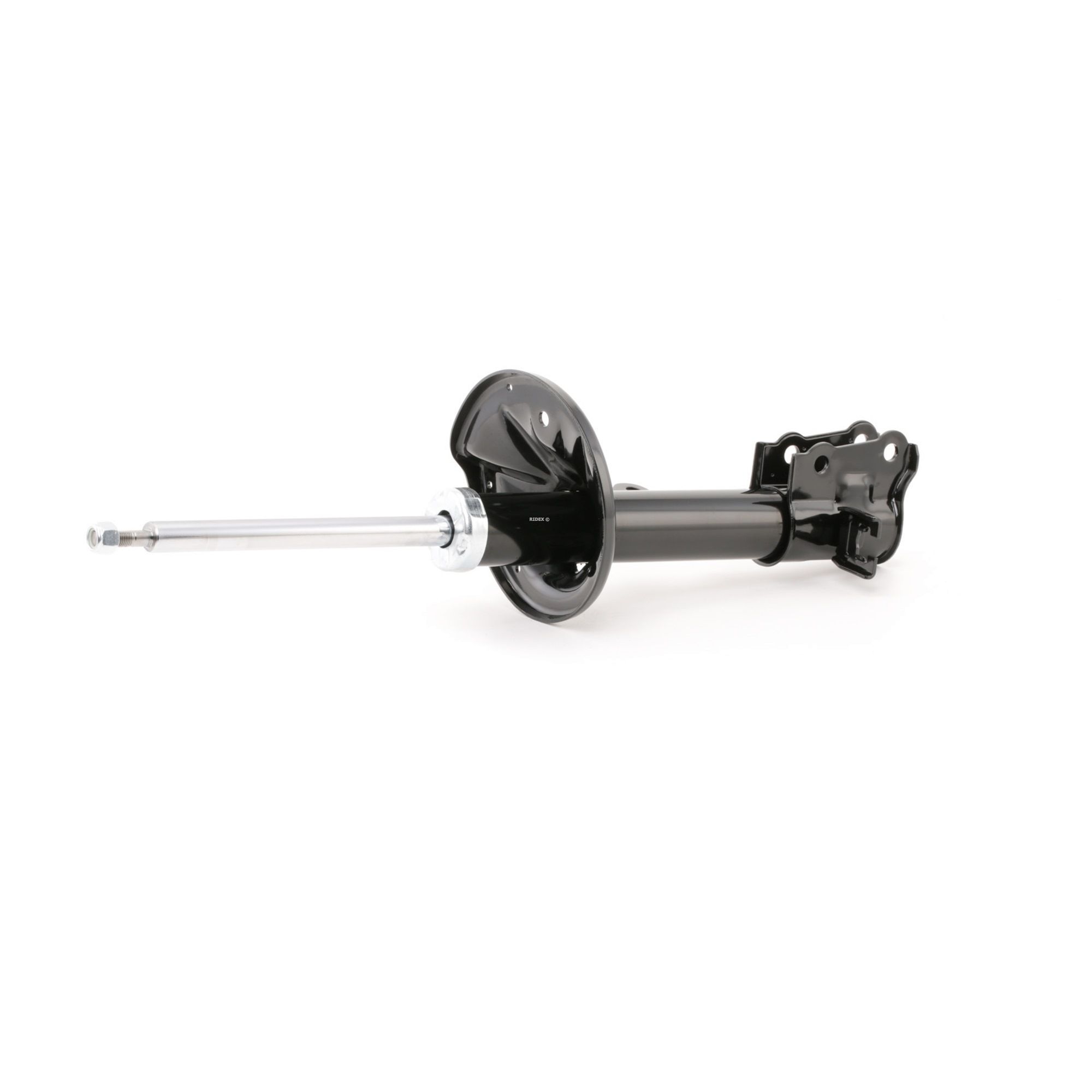 RIDEX 854S0605 Shock absorber Rear Axle Left, Gas Pressure, 564x363 mm, Twin-Tube, Suspension Strut, Top pin