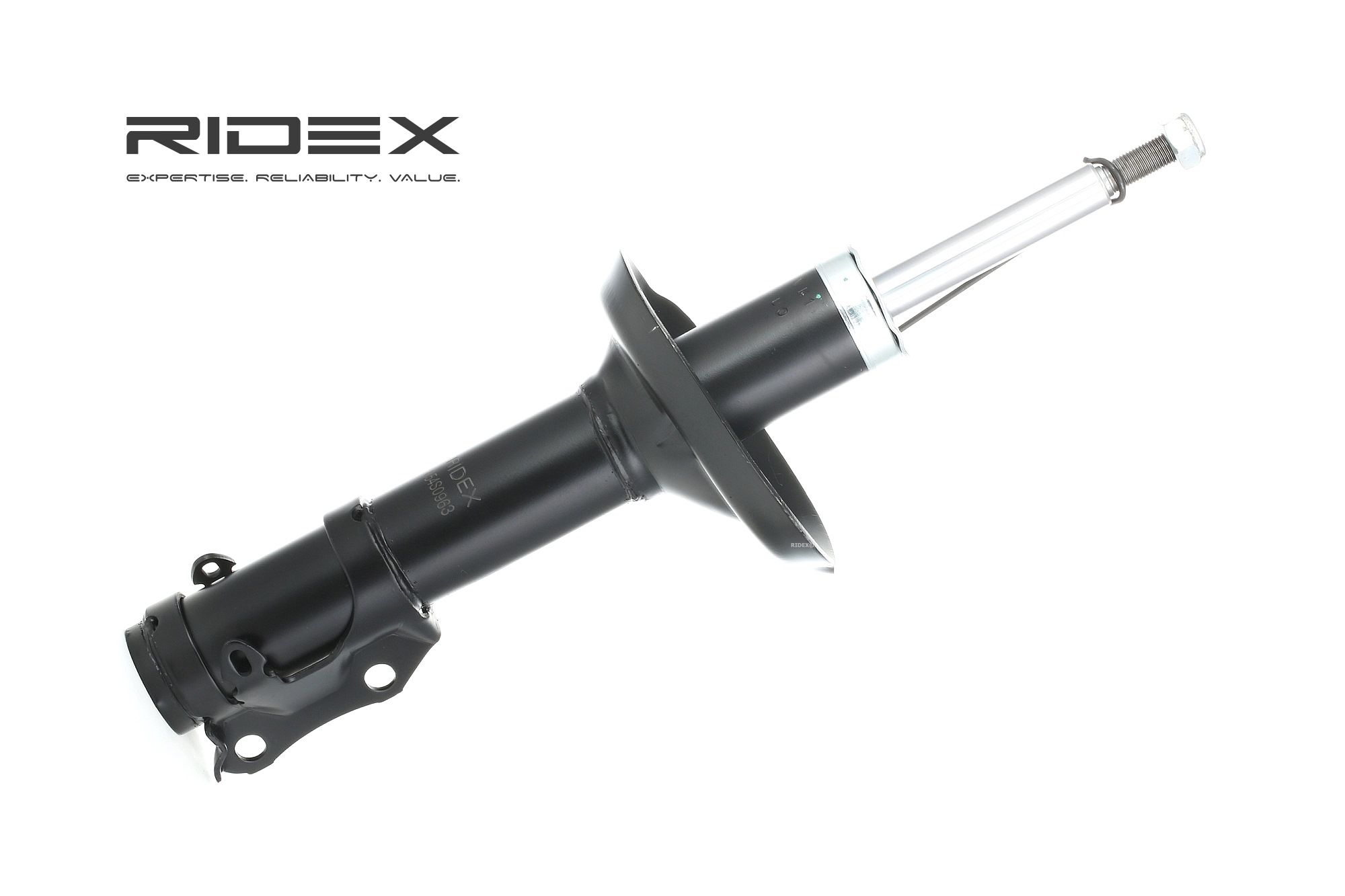 RIDEX 854S0609 originali RENAULT MEGANE 2021 Kit ammortizzatori Assale anteriore, A pressione del gas, A doppio tubo, Ammortizzatore tipo McPherson, Collare inferiore, Spina superiore