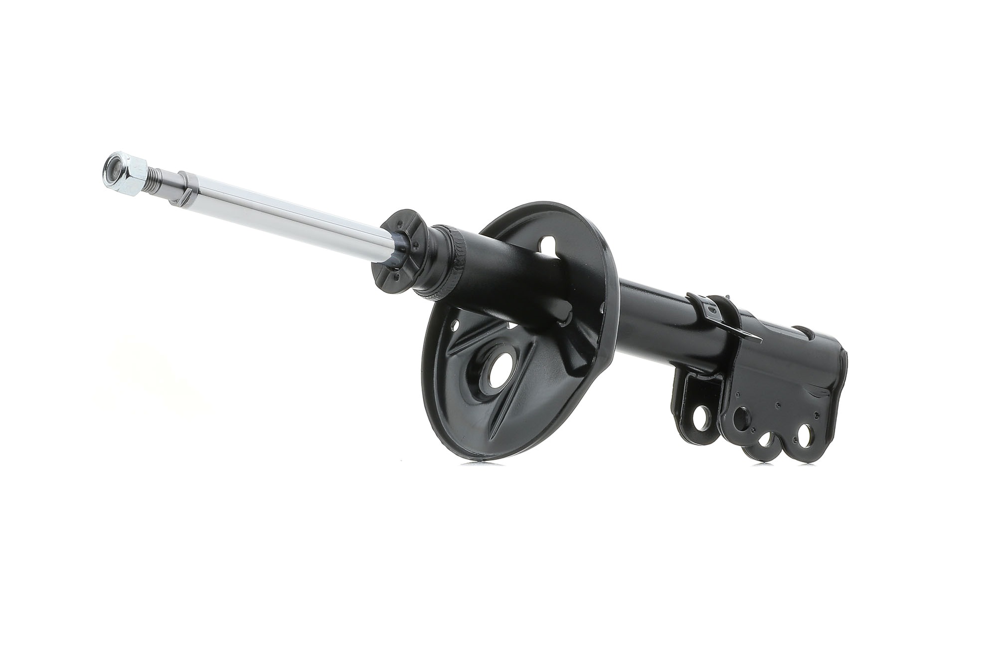 RIDEX 854S0723 Shock absorber Front Axle Left, Gas Pressure, Twin-Tube, Suspension Strut, Top pin, Bottom Clamp