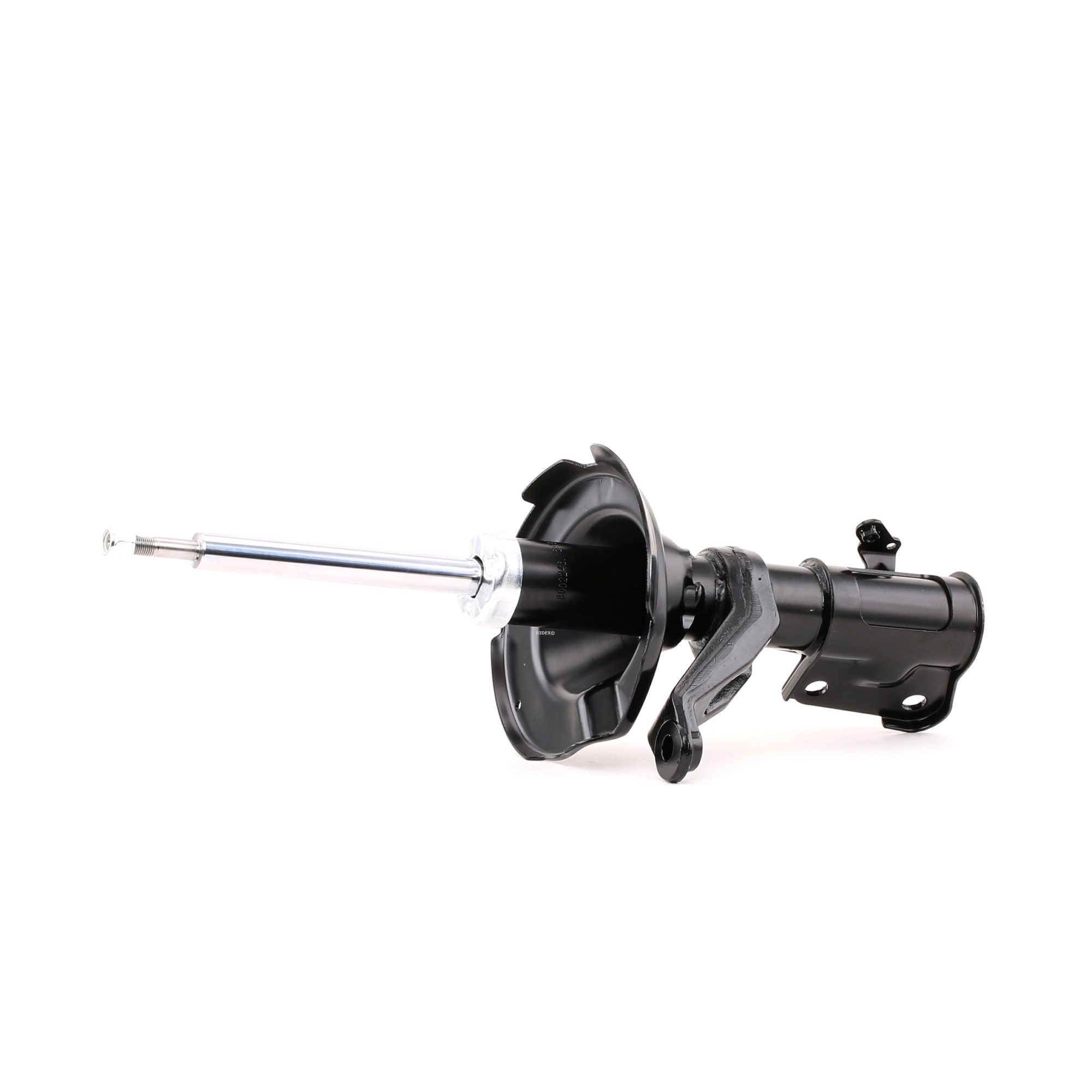 RIDEX 854S0740 Shock absorber Front Axle Left, Gas Pressure, Twin-Tube, Suspension Strut, Top pin, Bottom Clamp