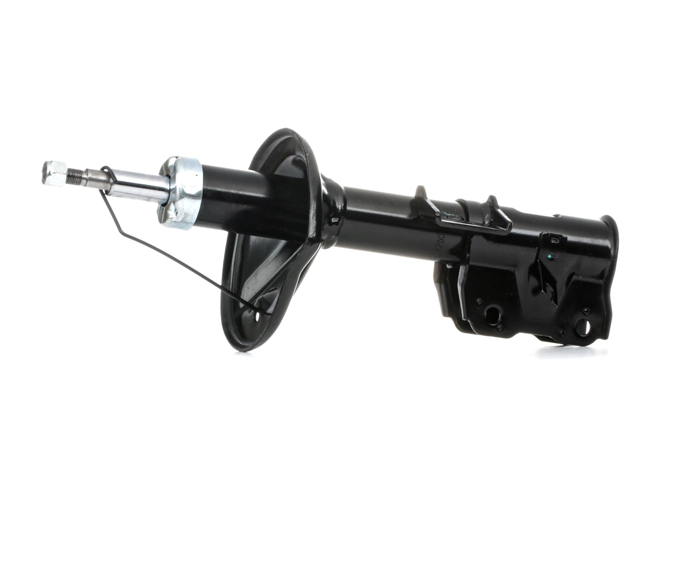 RIDEX 854S0745 Shock absorber Front Axle Left, Gas Pressure, Suspension Strut, Top pin, Bottom Clamp