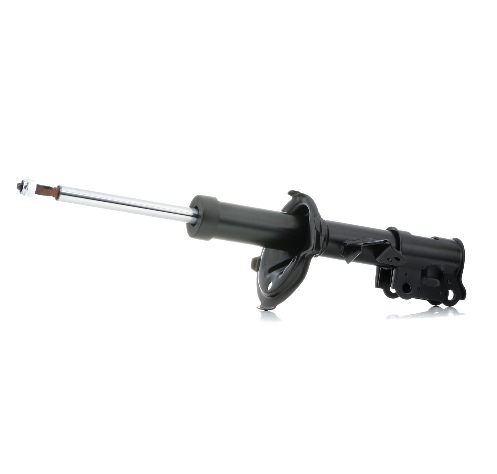 RIDEX 854S0747 Shock absorber Front Axle Left, Gas Pressure, Twin-Tube, Suspension Strut, Bottom Clamp, Top pin