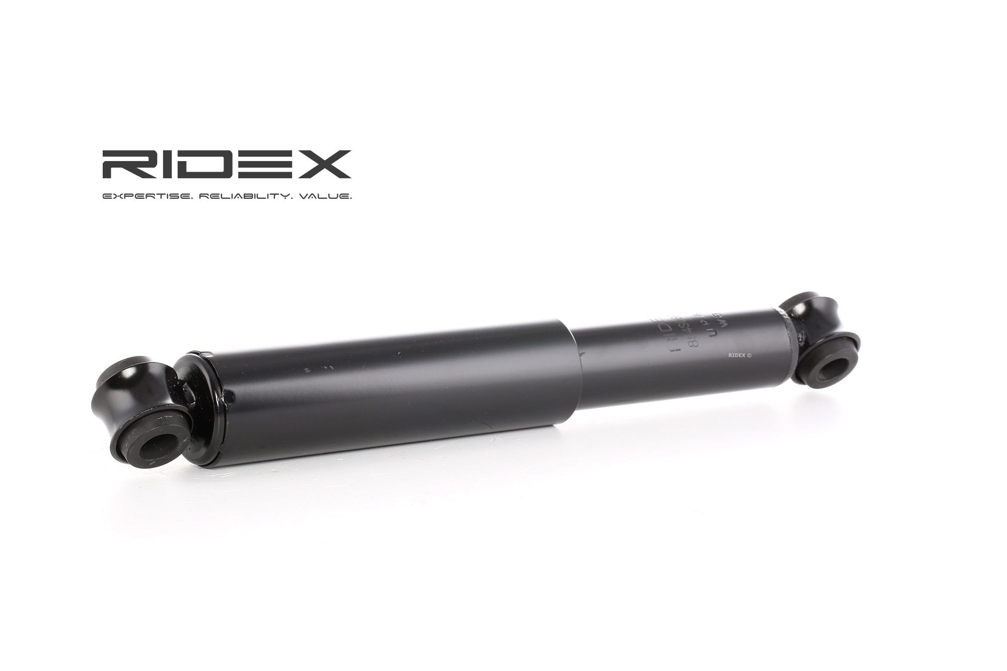 RIDEX 854S0695 Shock absorber Gas Pressure, 424x274 mm, Twin-Tube, Telescopic Shock Absorber, Top eye, Bottom eye