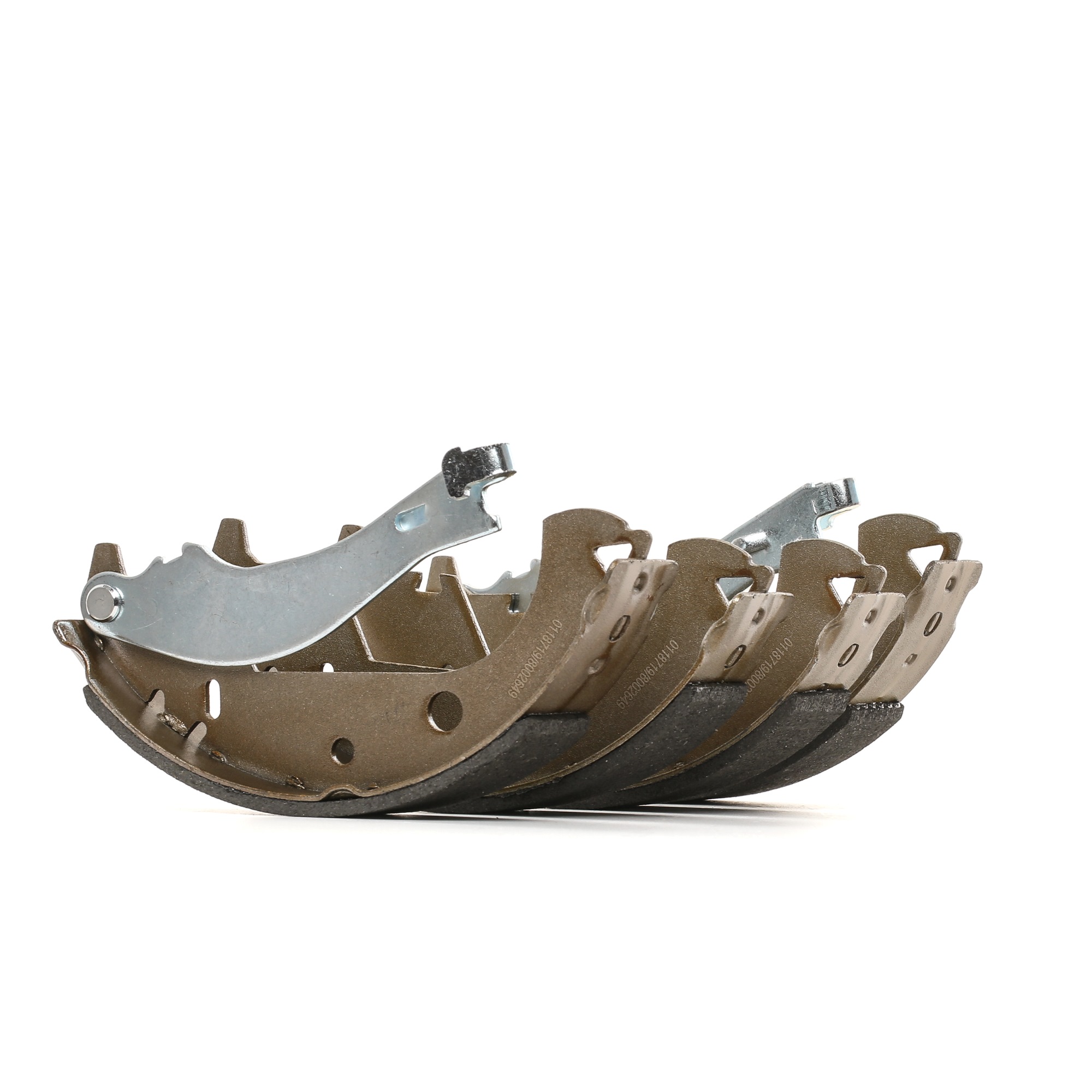 STARK SKBS-0450194 Brake Shoe Set Rear Axle, Ø: 228,6 x 42 mm, with lever