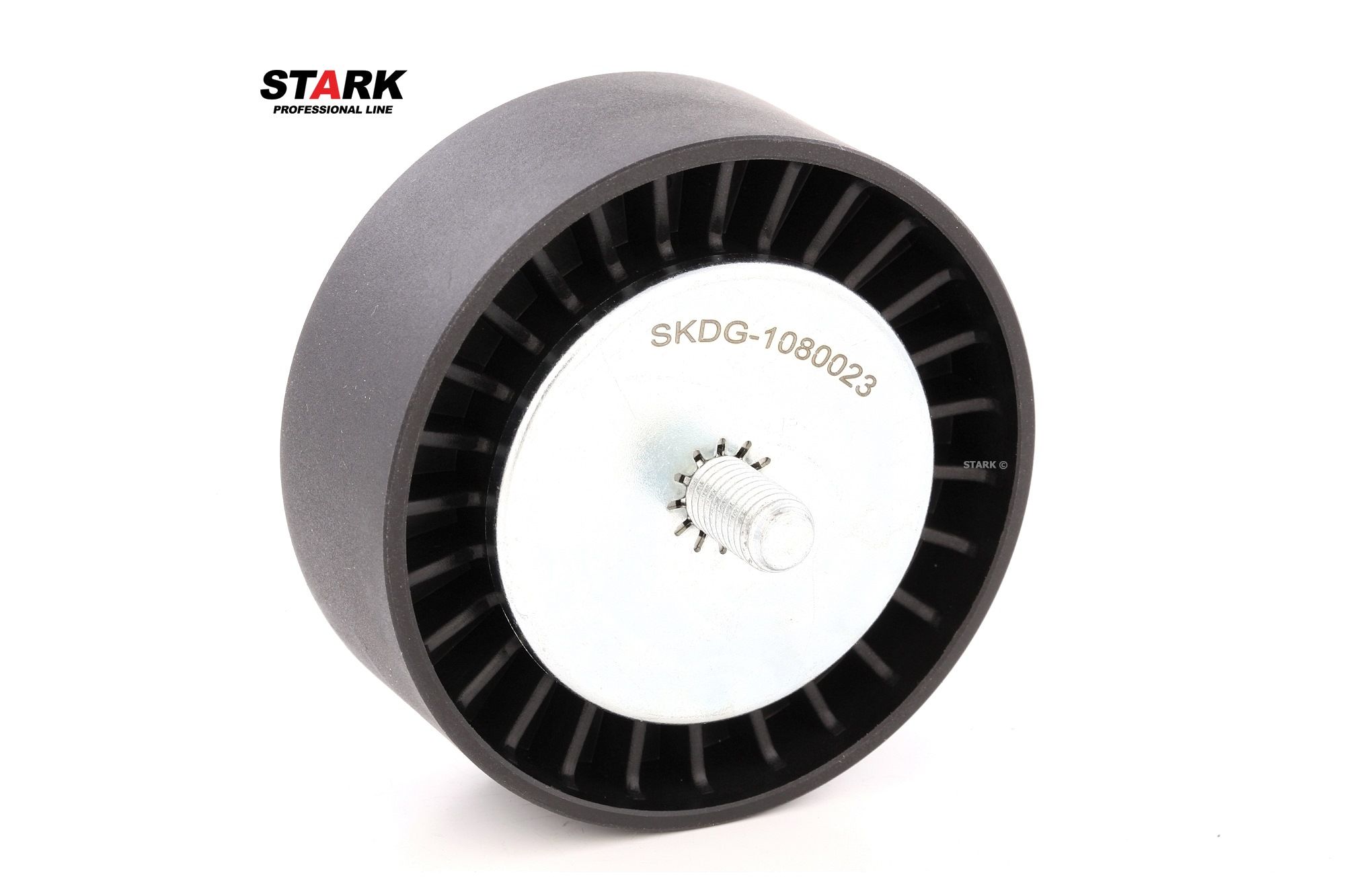 STARK SKDG-1080023 Deflection / Guide Pulley, v-ribbed belt with fastening material, with cap