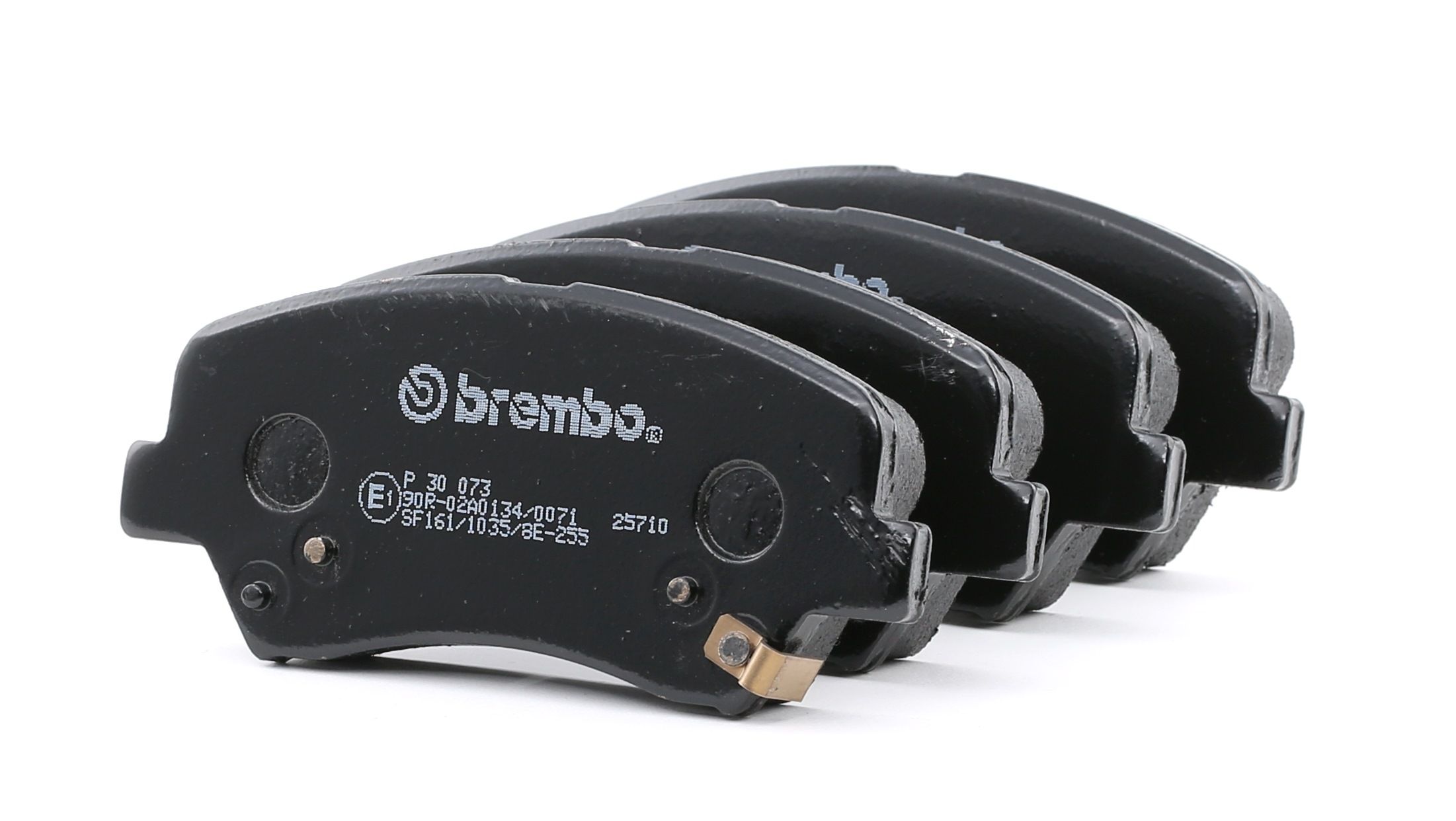 BREMBO P 30 073 Bremsbelagsatz Scheibenbremse mit akustischer Verschleißwarnung, mit Zubehör Hyundai i30 2018 in Original Qualität
