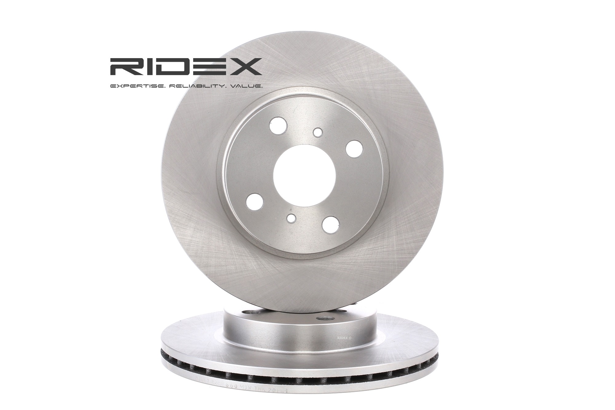 Image of RIDEX Disco freno VW,AUDI,FORD 82B0660 94853004,94854148,3501011G08 Dischi freno,Dischi dei freni 4351202040,4351212550