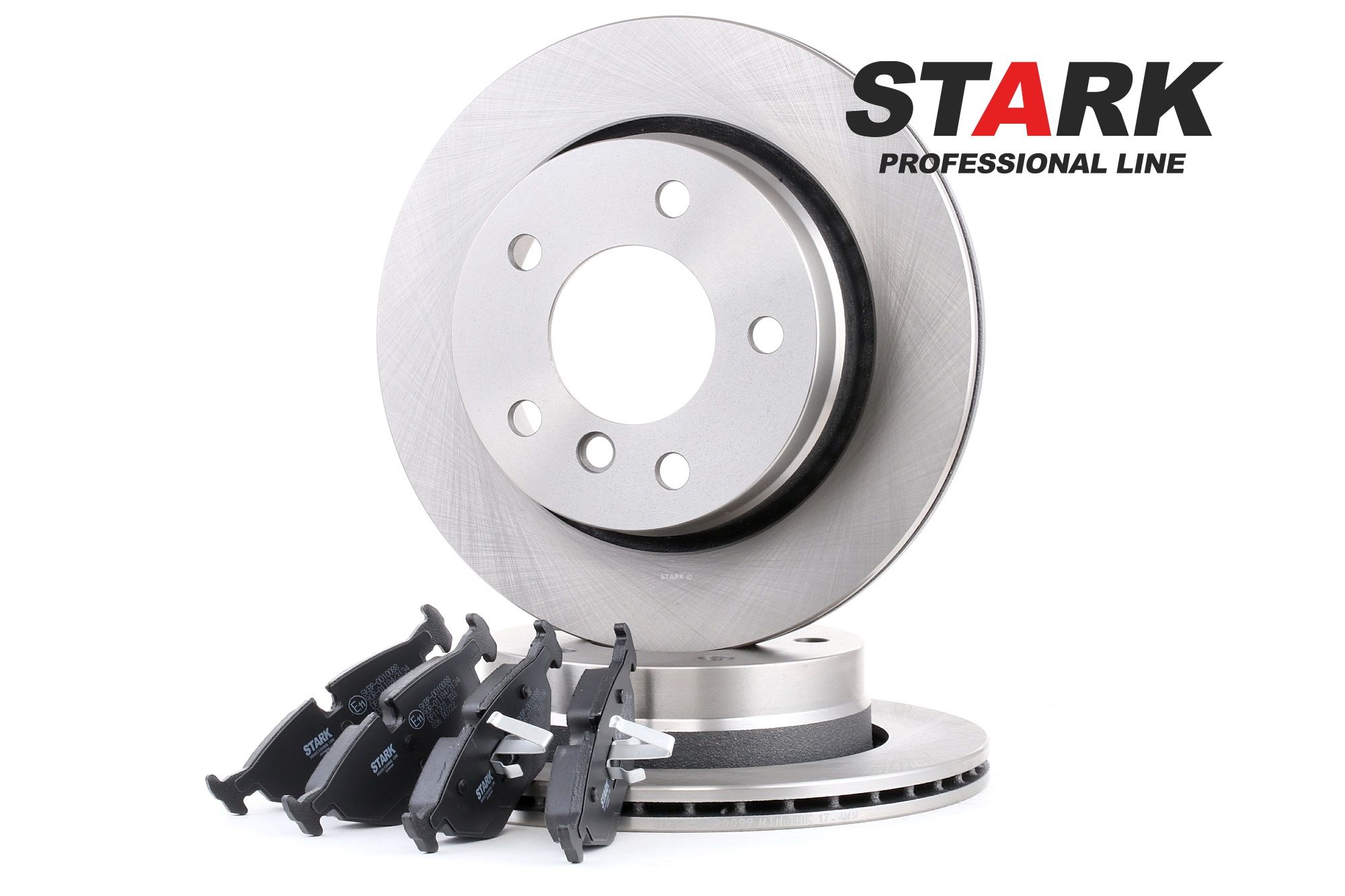 STARK Rear Axle, internally vented, excl. wear warning contact Ø: 276mm, Brake Disc Thickness: 19mm Brake discs and pads SKBK-1090023 buy
