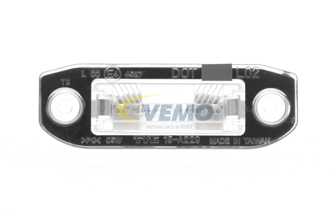 V95-84-0001 VEMO Number plate light JEEP C5W, with bulb, Original VEMO Quality