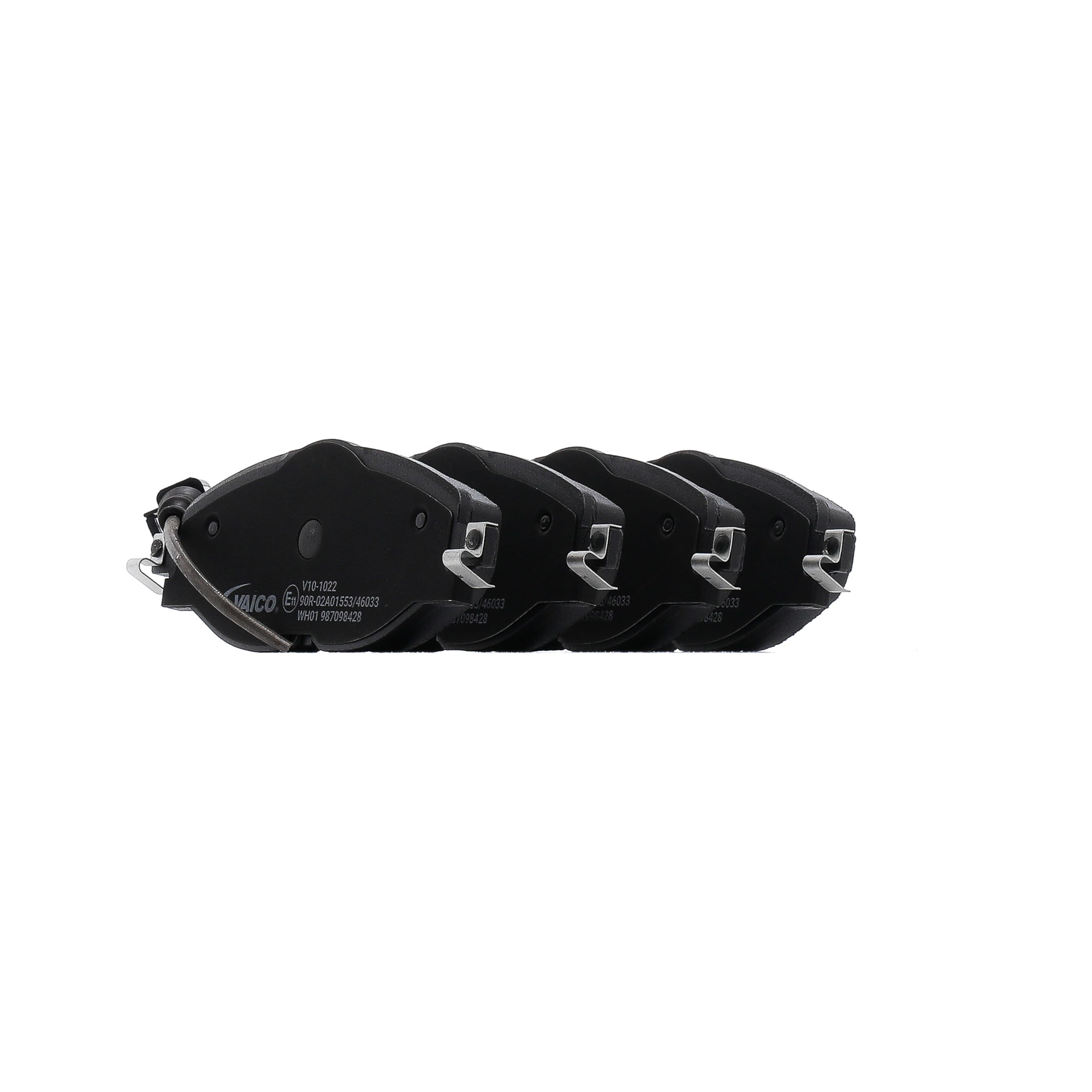 VAICO V10-1022 Brake pad set Q+, original equipment manufacturer quality, Front Axle