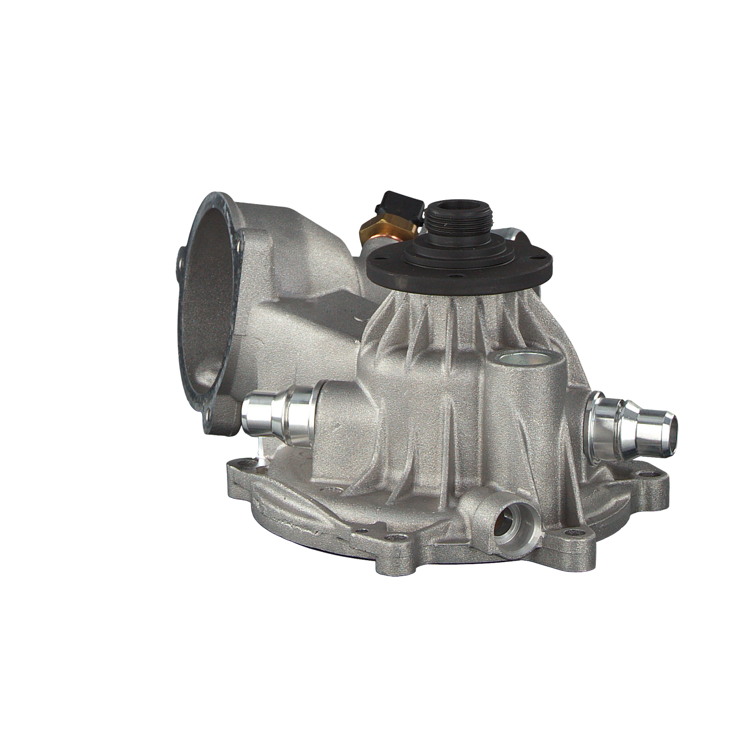FEBI BILSTEIN 47004 Wasserpumpe Aluguss, mit Temperatursensor, mit Dichtring, Metall