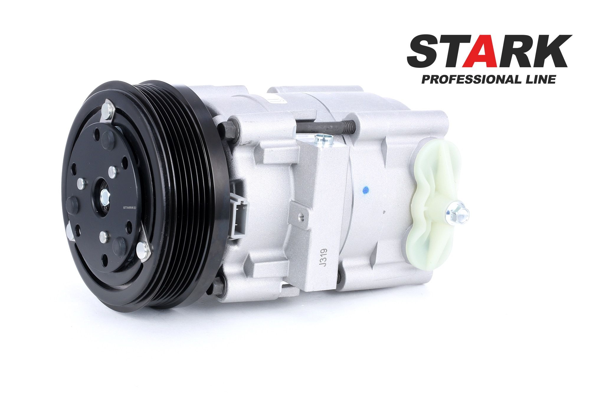 SKKM-0340054 STARK Air con compressor SUBARU FS10-154, PAG 46, R 134a, with PAG compressor oil