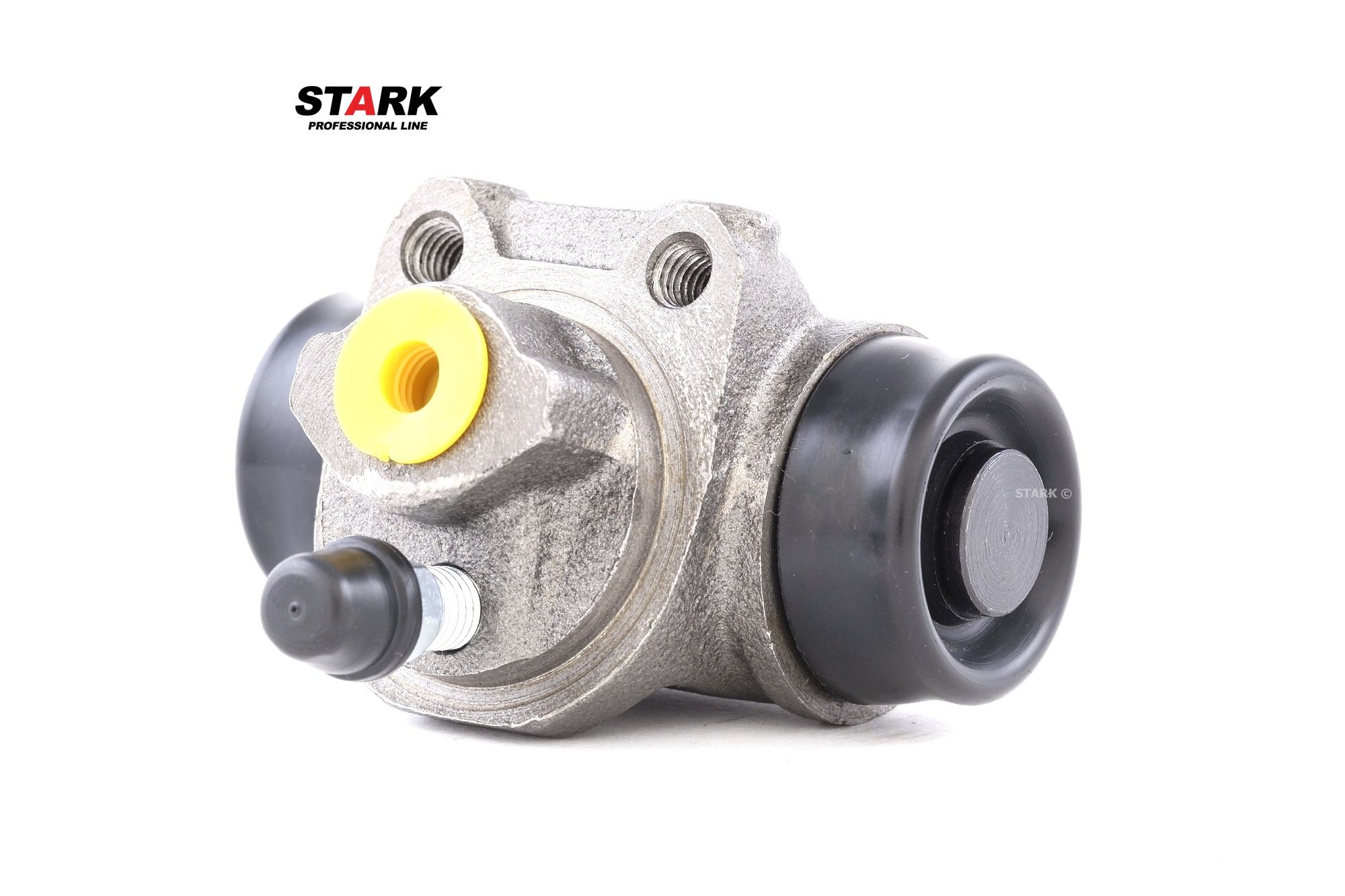 STARK SKWBC-0680038 Wheel Brake Cylinder 19,05 mm, Rear Axle both sides, with breather valve, Grey Cast Iron, 1x M10x1.0