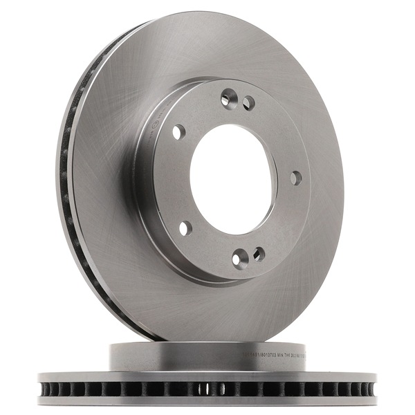 RIDEX 82B0708 Disco freno KIA Sorento jc