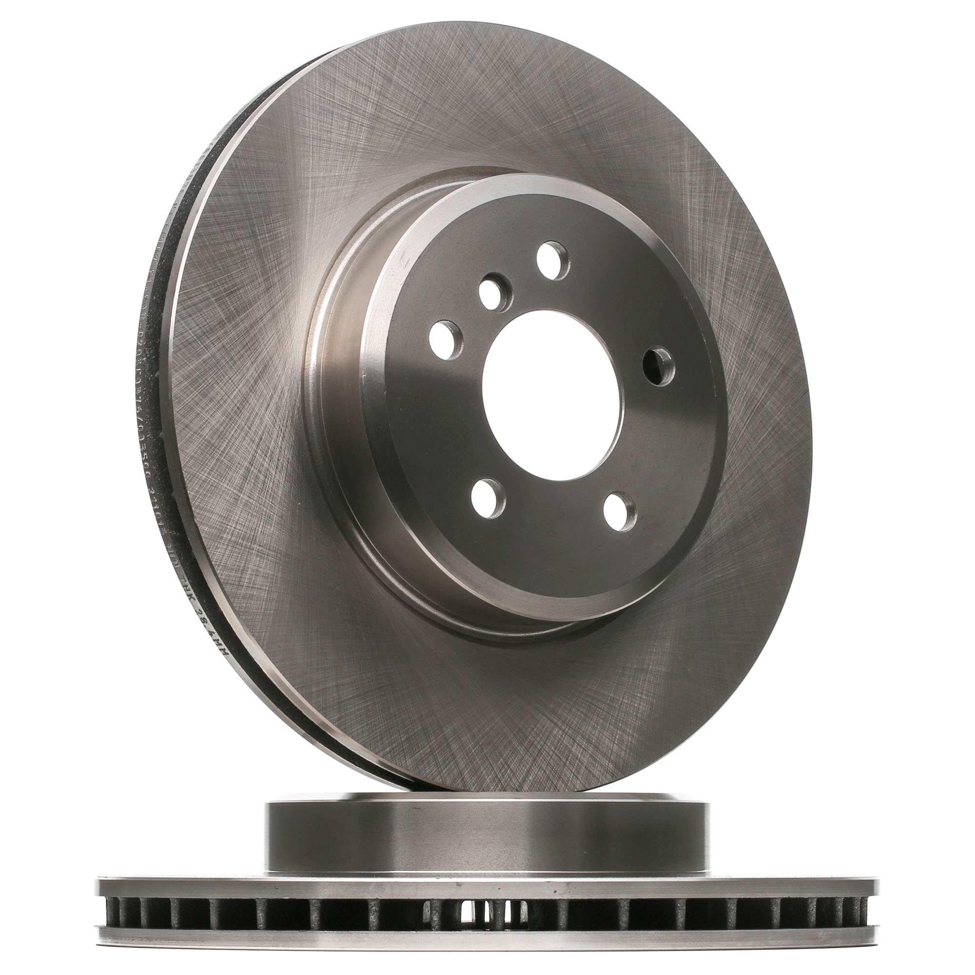 RIDEX 82B0722 Спирачни дискове предна ос, вътрешновентилиран, спирачен диск от две части, без болтове за закрепване на колелата, без колесна главина BMW Серия 5 2019 в оригинално качество