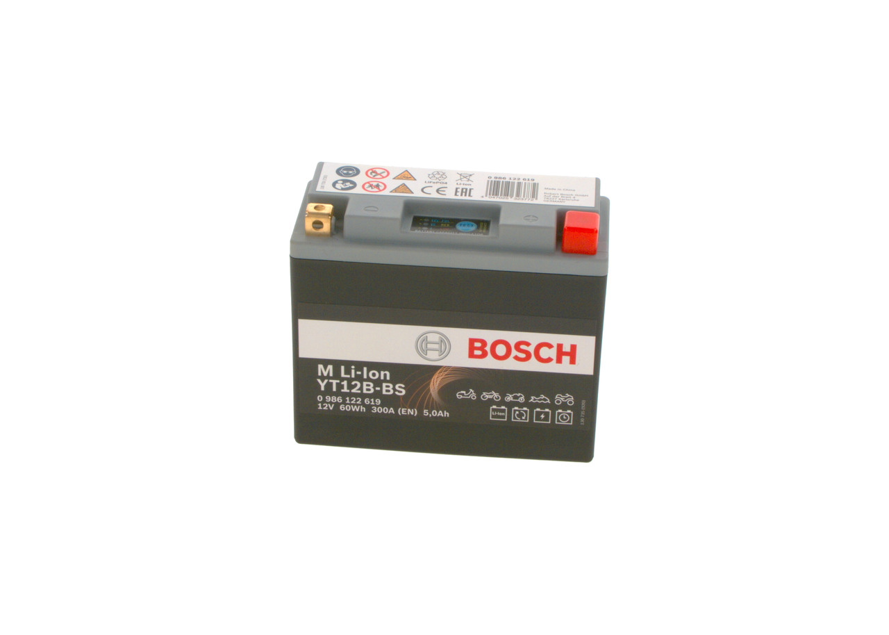 DUCATI MULTISTRADA Batterie 12V 5Ah 300A B00 Li-Ionen-Batterie BOSCH 0986122619