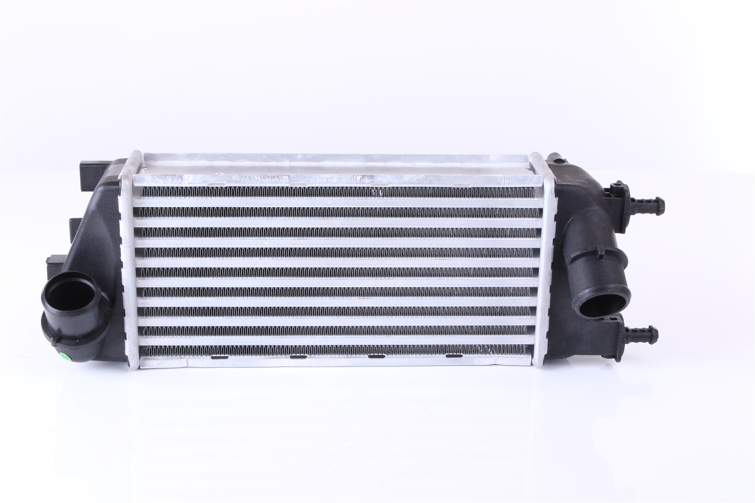NISSENS 96271 Intercooler senza giunto rapido, Raccordo sinistra, angolare, Raccordo destra, angolare
