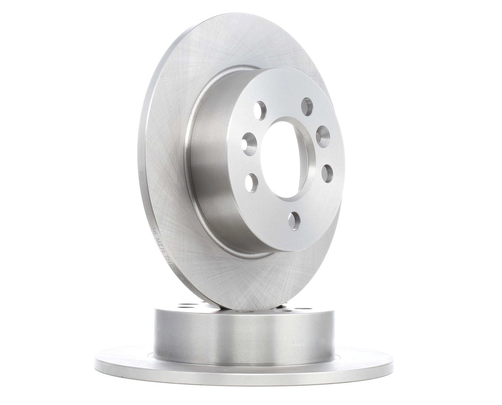 RIDEX 82B0286 Brake disc Rear Axle, 265,0x10,5mm, 5/7x108,0, solid, Uncoated