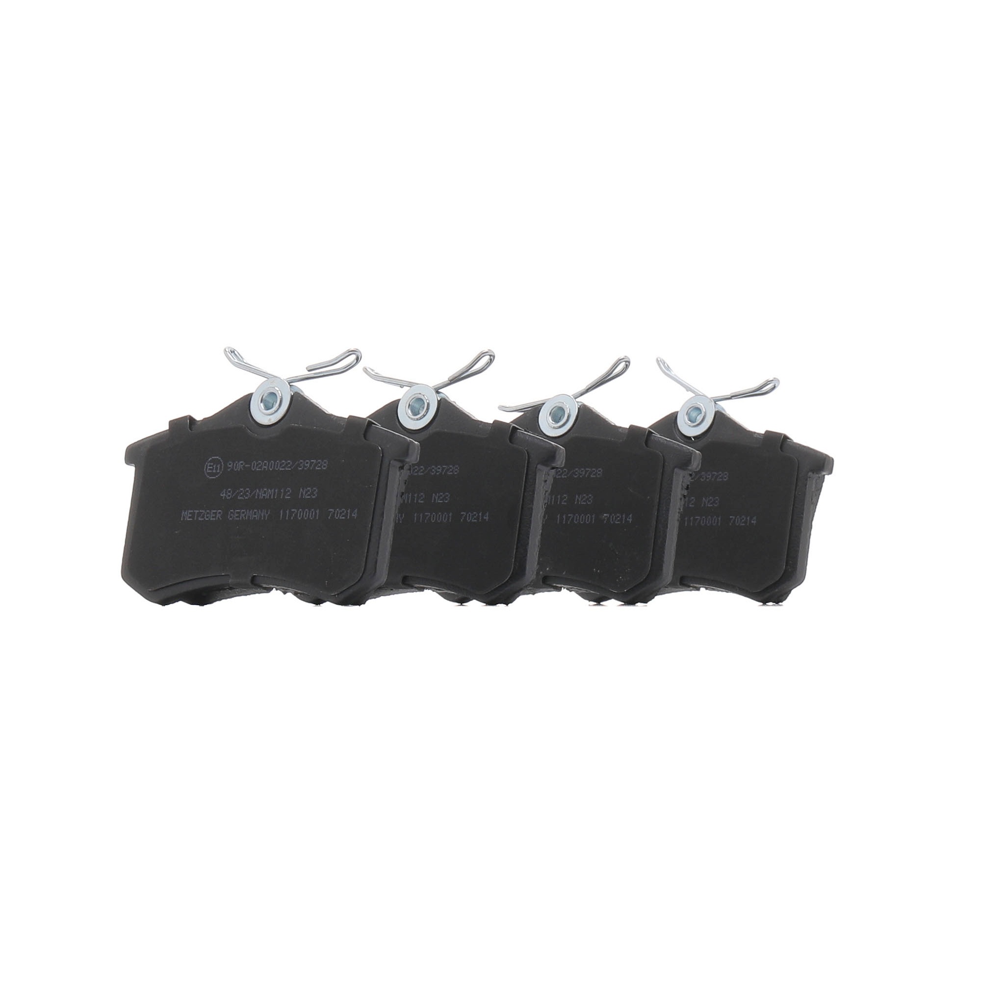 Originales 1170060 METZGER Pastillas SEAT