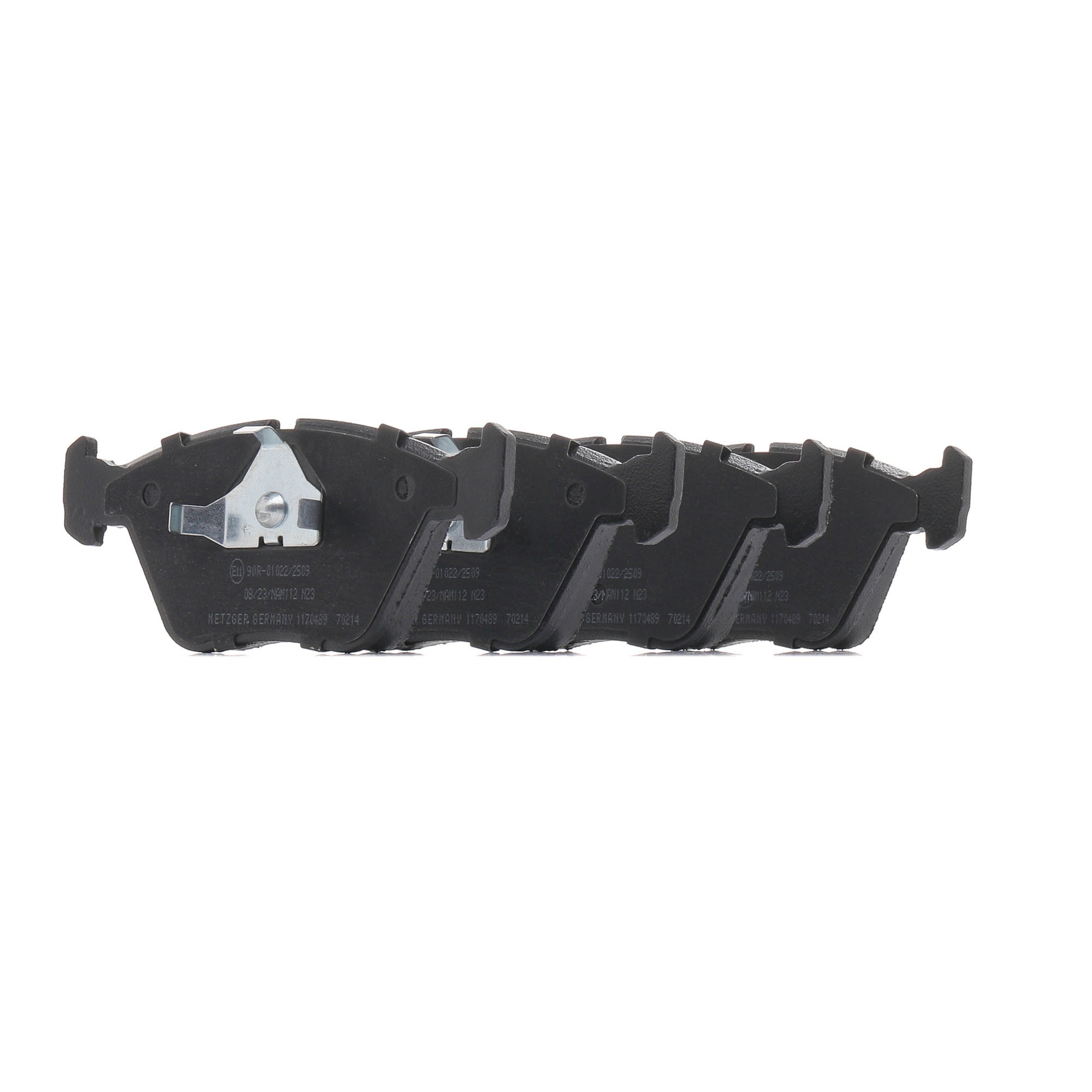20968 METZGER Eje delantero, excl. contacto de avisador de desgaste Altura: 60,4mm, Ancho: 156,3mm, Espesor: 19,5mm Pastillas de freno 1170489 comprar online