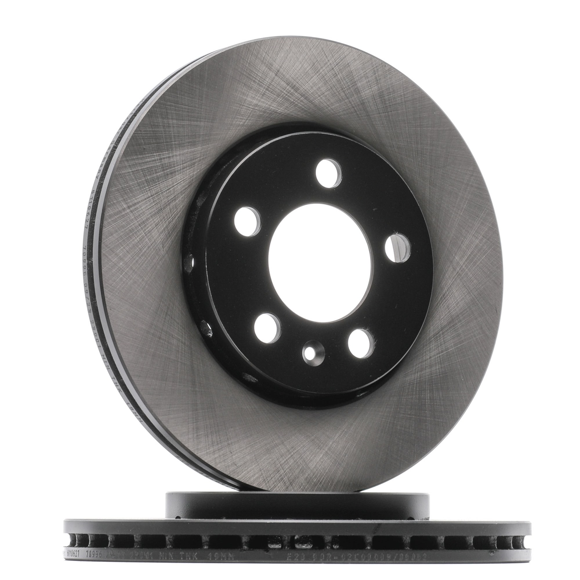 METZGER Front Axle, 256x22mm, 5x100, internally vented, Painted, Cross-hatch, High-carbon Ø: 256mm, Num. of holes: 5, Brake Disc Thickness: 22mm Brake rotor 6110627 buy