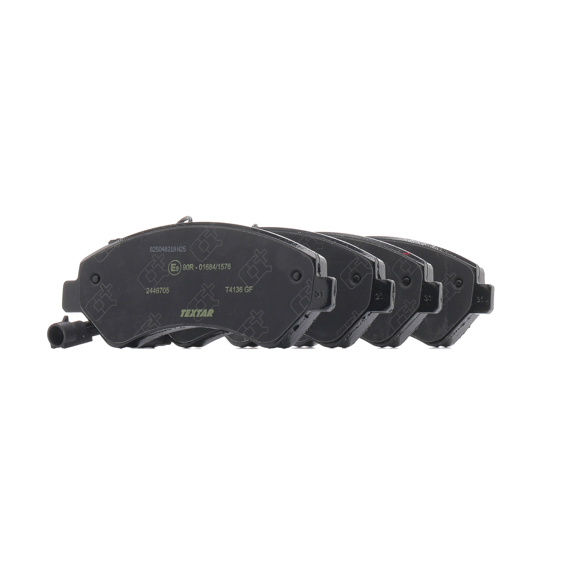 2446705 Stabdžių kaladėlės FIAT DUCATO TEXTAR