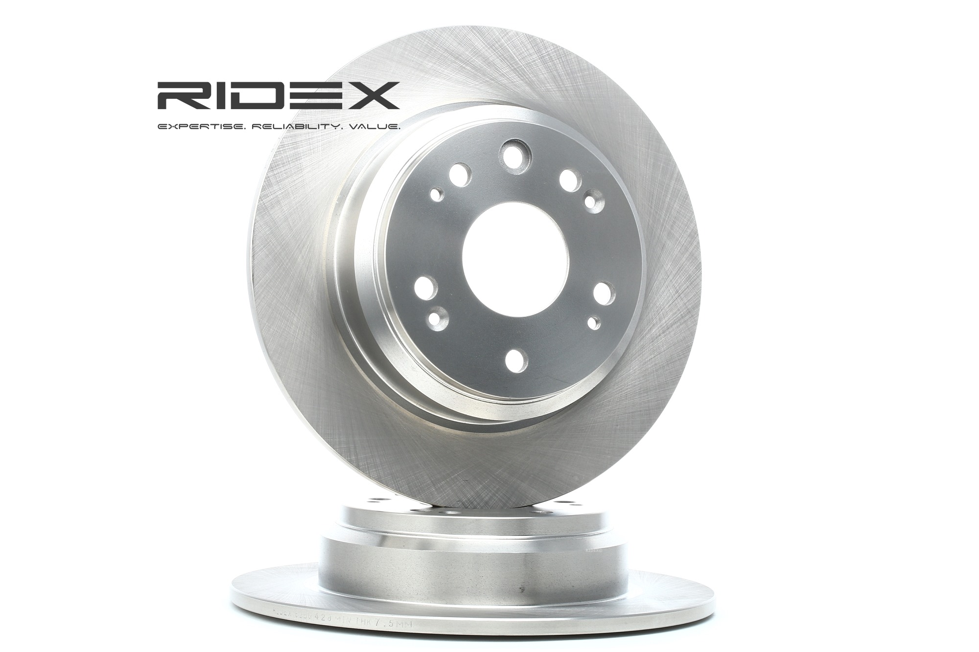 RIDEX 82B0428 Brake disc Rear Axle, 282,0x9,0mm, 5/10x114,3, solid