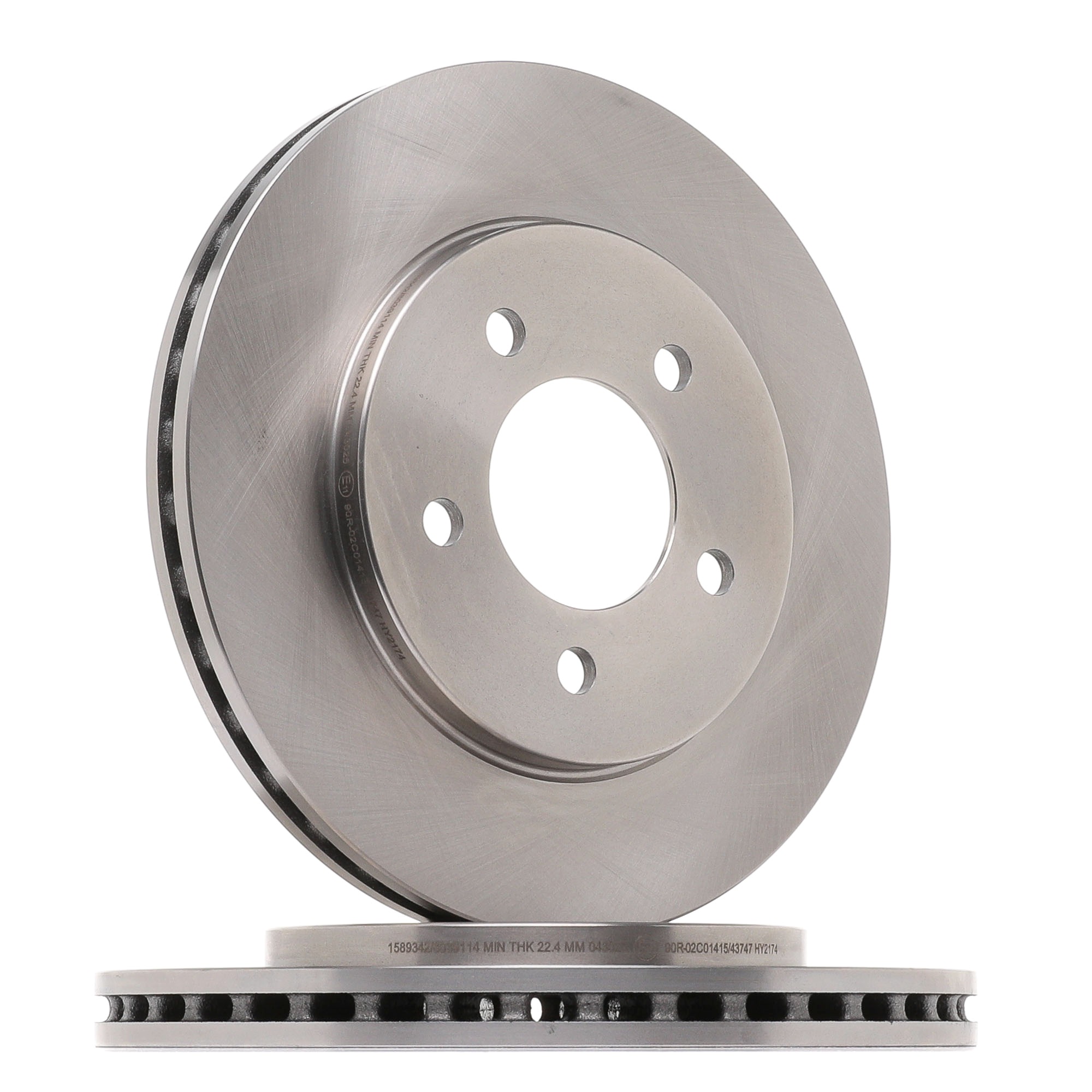 RIDEX 82B0127 Jarrulevy Etuakseli, 282,5x24mm, 5x114,3, Tuuletettu, Valurauta