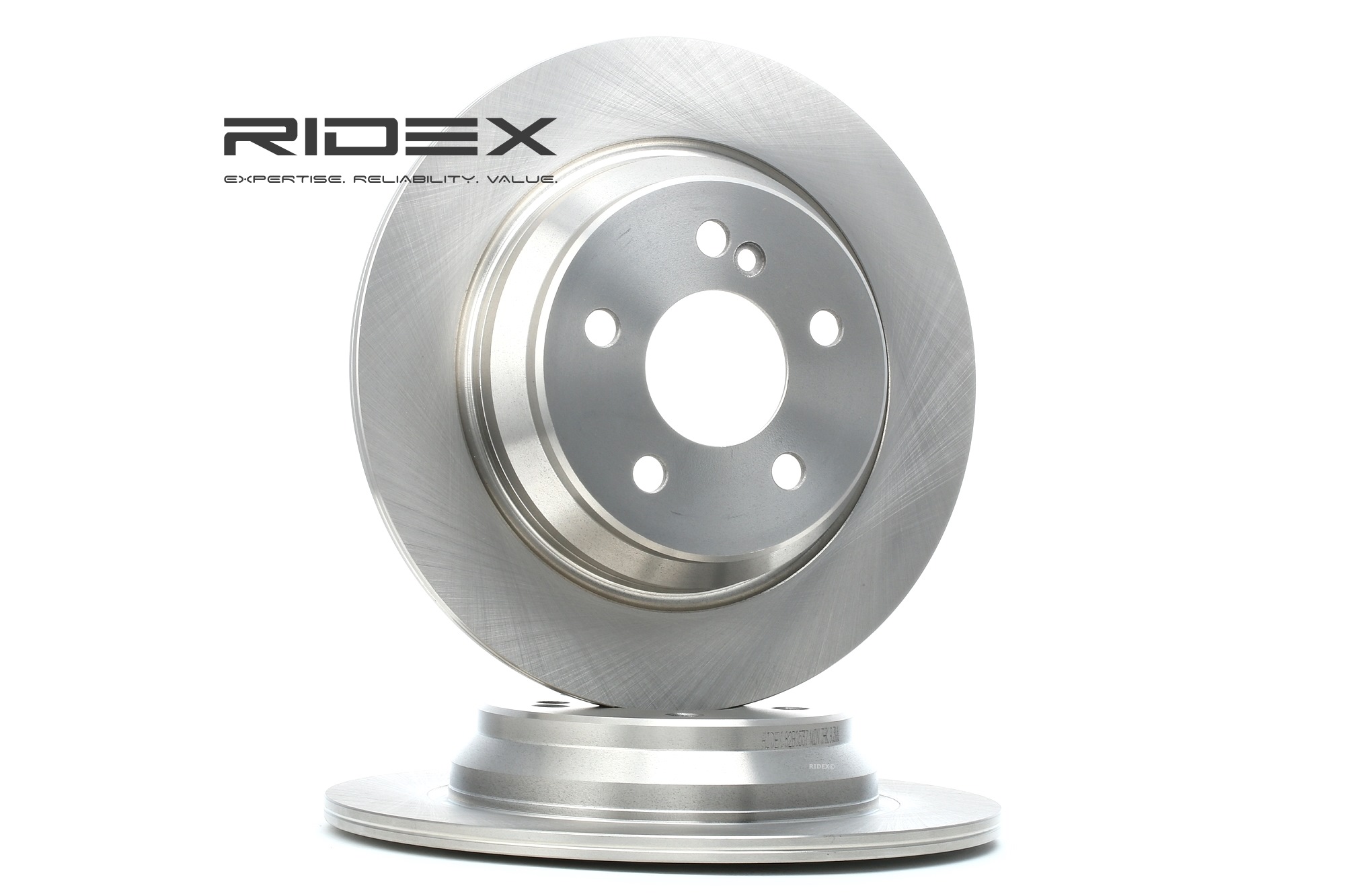 RIDEX 82B0537 Brake disc Rear Axle, 300,0x11mm, 5, solid