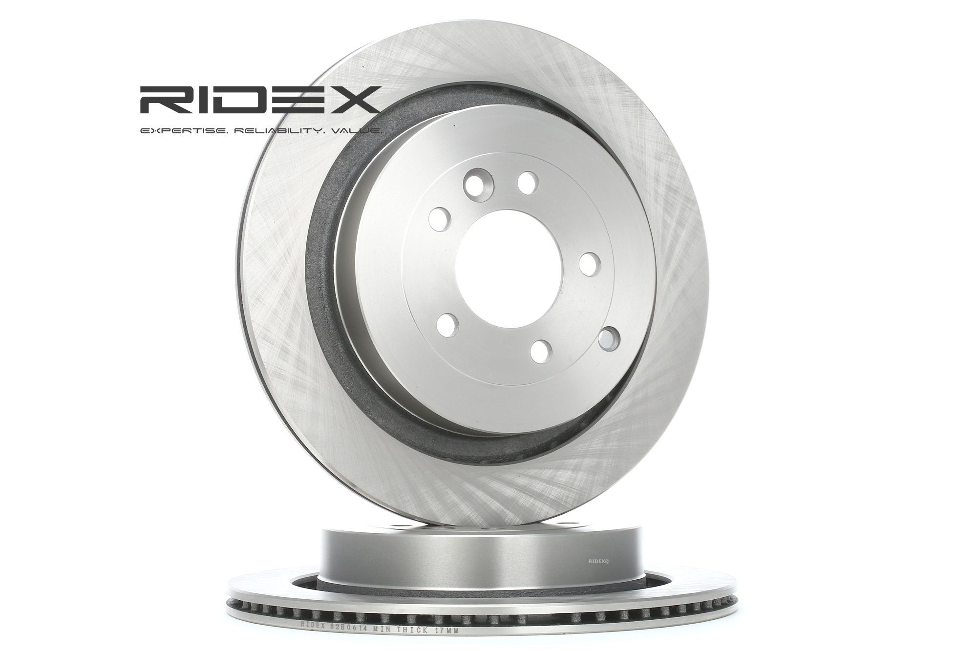 RIDEX 82B0614 Disco freno 350,0x20mm, 5/7, ventilato, Non rivestito, senza viti/bulloni