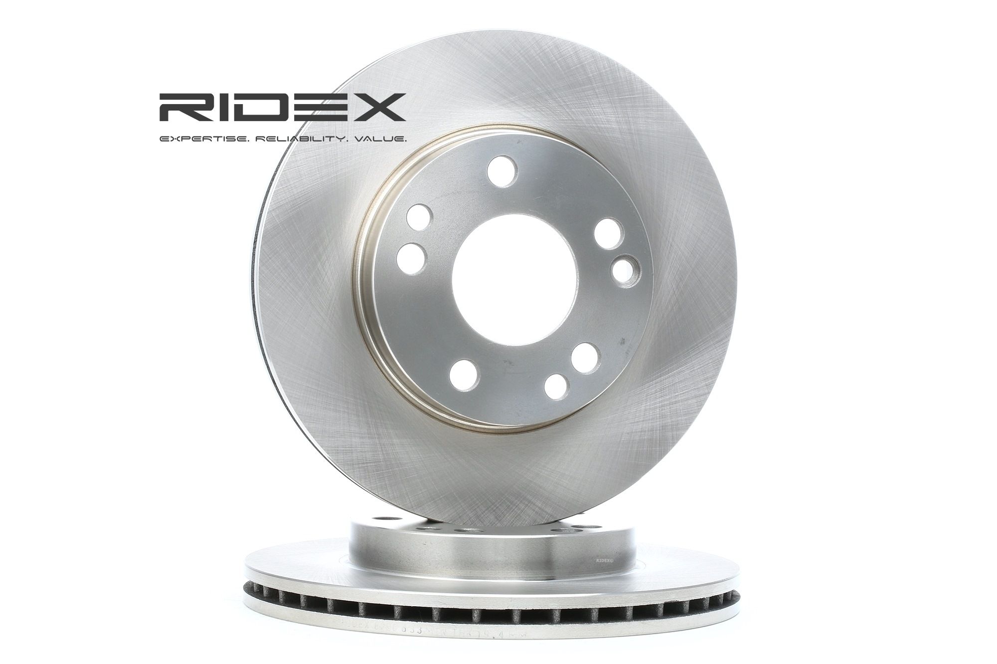 RIDEX 82B0633 Brake disc Front Axle, 262,0x22mm, 5/8x112, internally vented
