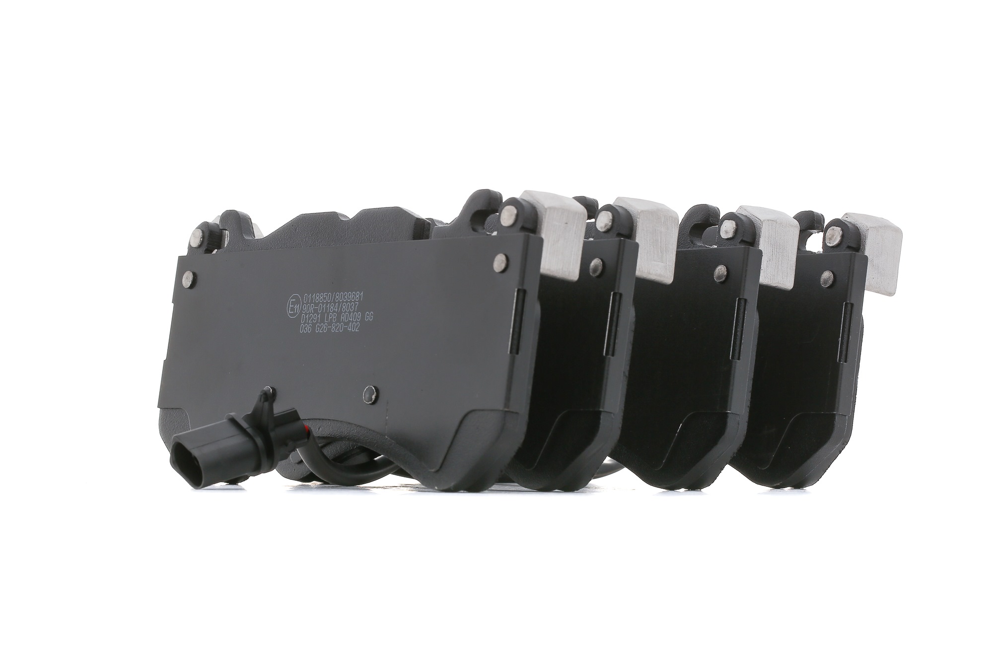 STARK SKBP-0011452 Brake pad set Front Axle, incl. wear warning contact, with counterweights