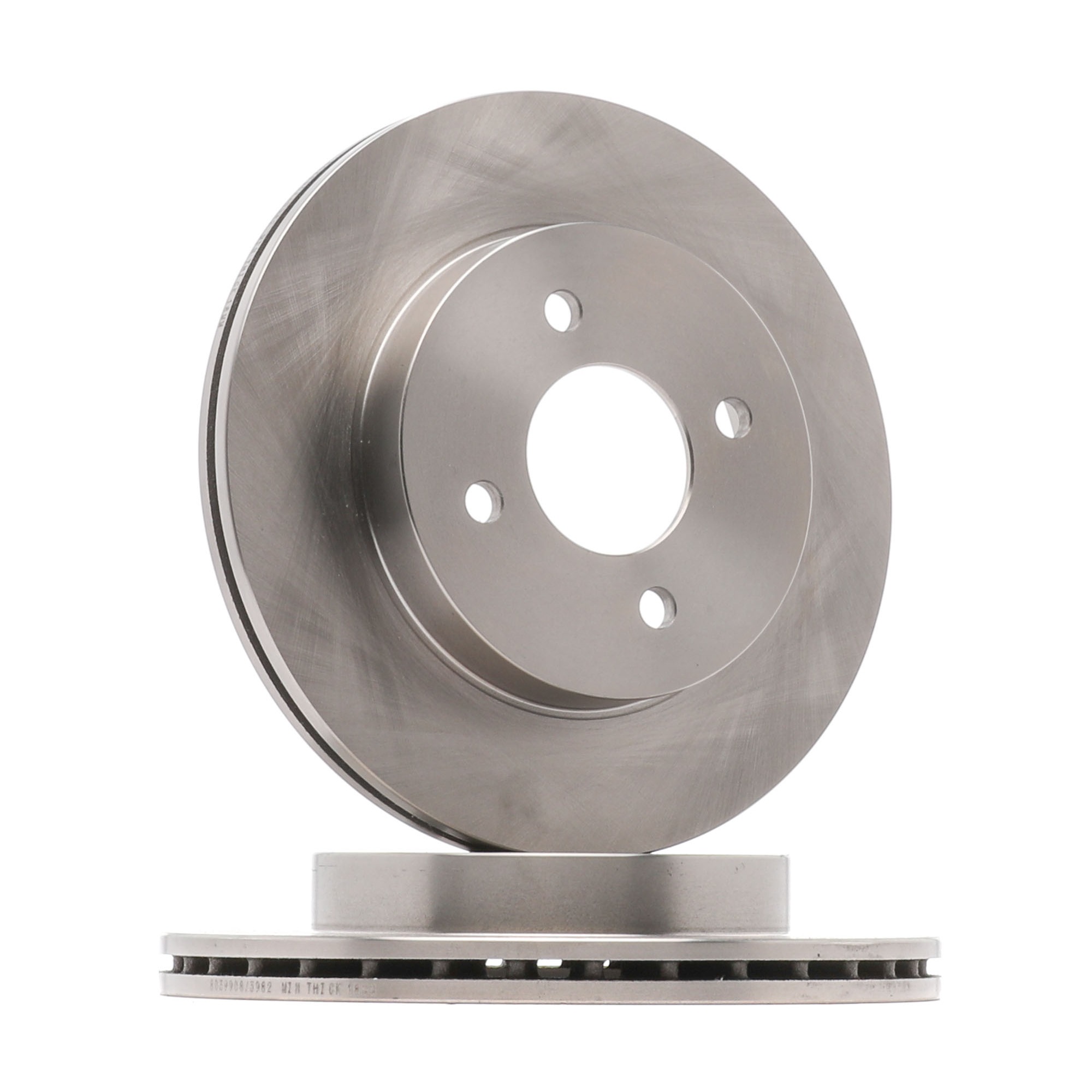 RIDEX 82B0840 Bromsskiva framaxel, 252x20mm, 4x100, ventilerad, Gjutjärn