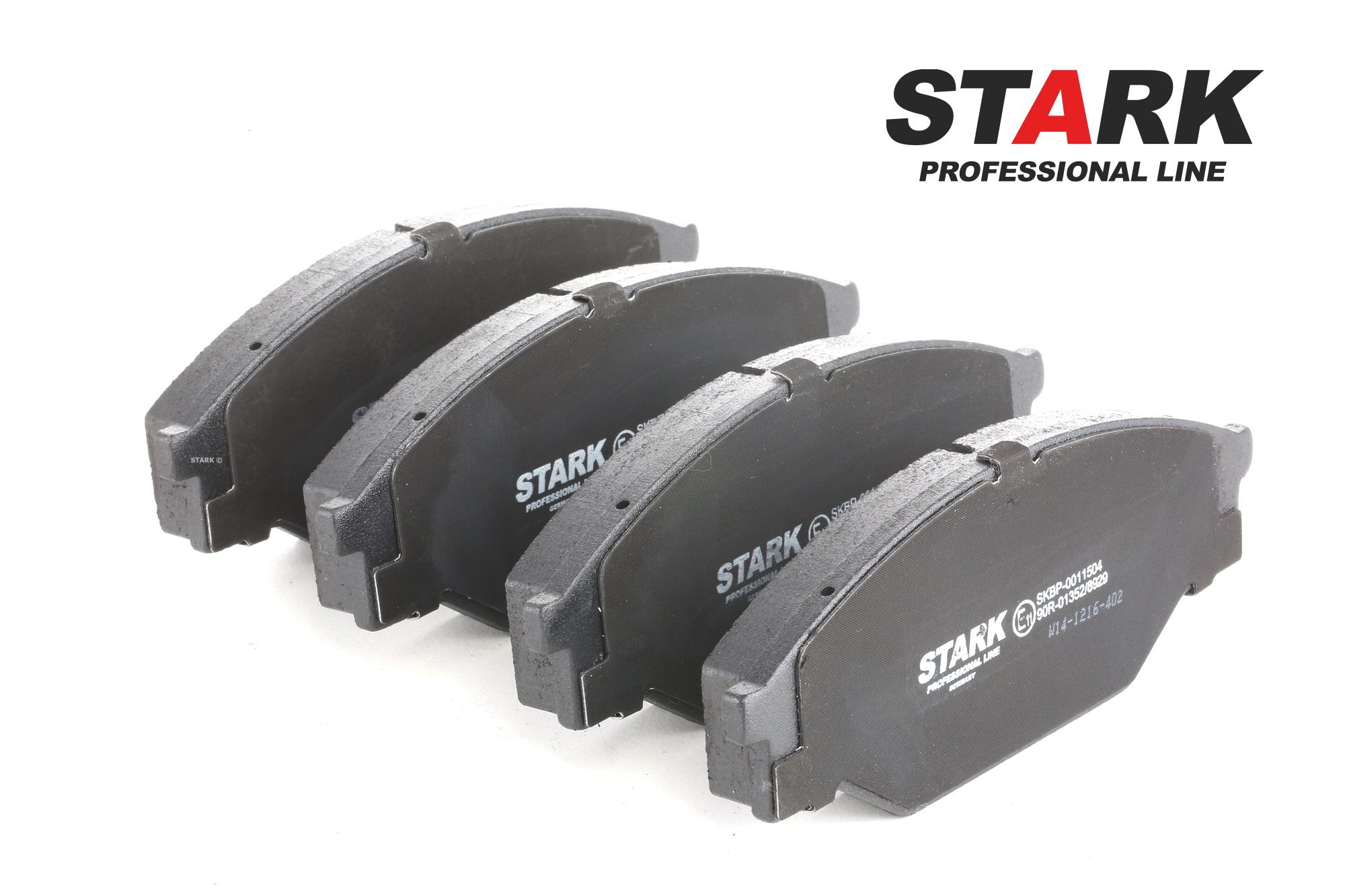 STARK SKBP-0011504 Brake pad set Front Axle, Low-Metallic, not prepared for wear indicator