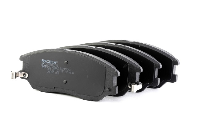 RIDEX 402B0533 Brake pad set