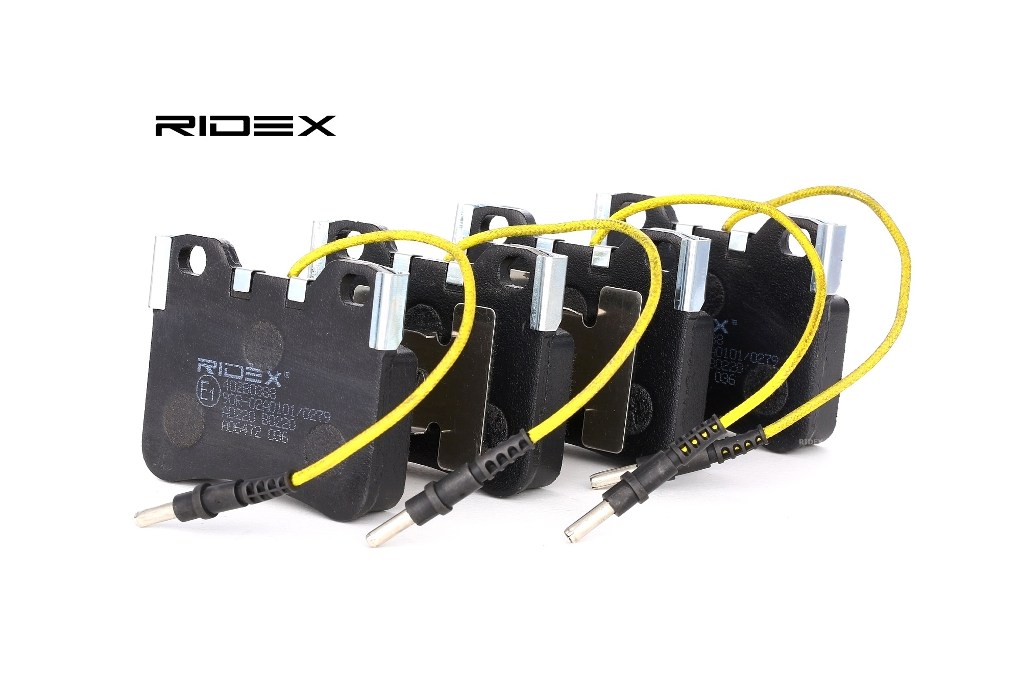 RIDEX 402B0388 Brake pad set Front Axle, with integrated wear sensor
