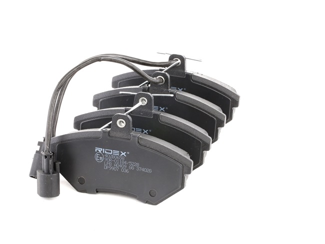 RIDEX 402B0658 Brake pad set