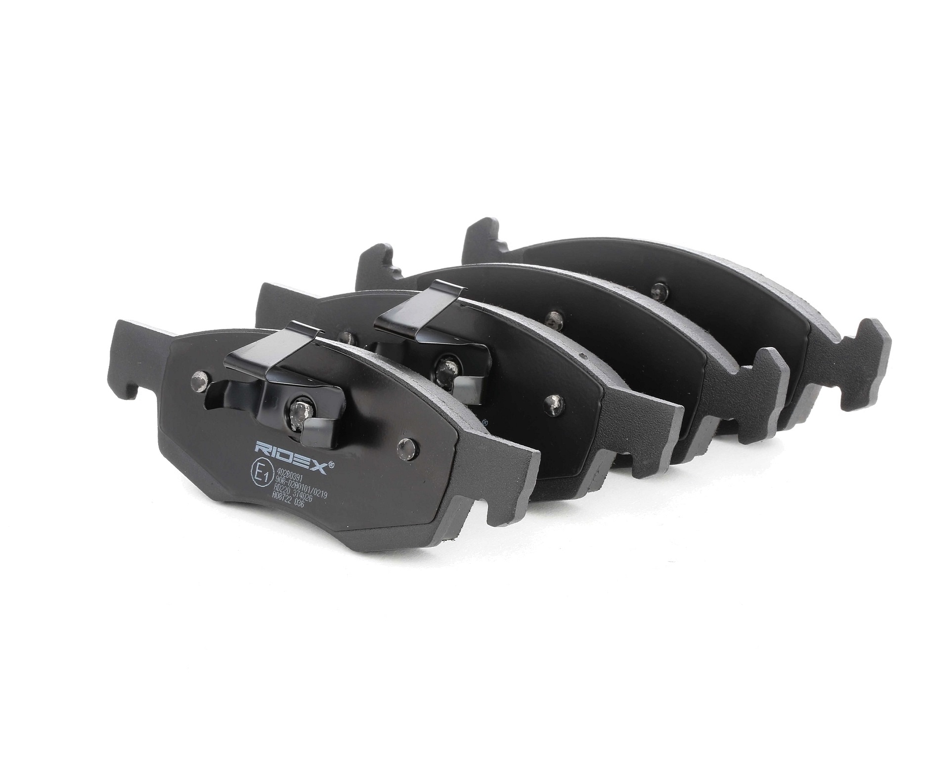 RIDEX Kit Pastiglie Freno Anteriori Per Toyota RAV4 II E Picnic - Sostituzione 402B0211, Omologate ECE R90