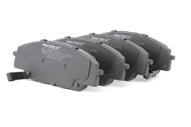 RIDEX 402B0513 Brake pad set
