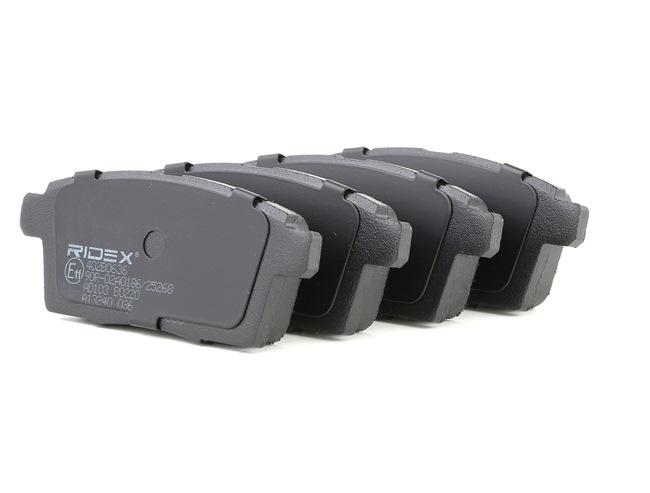 RIDEX 402B0636 Brake pad set