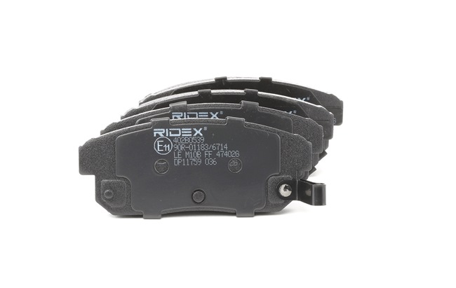 RIDEX 402B0539 Brake pad set